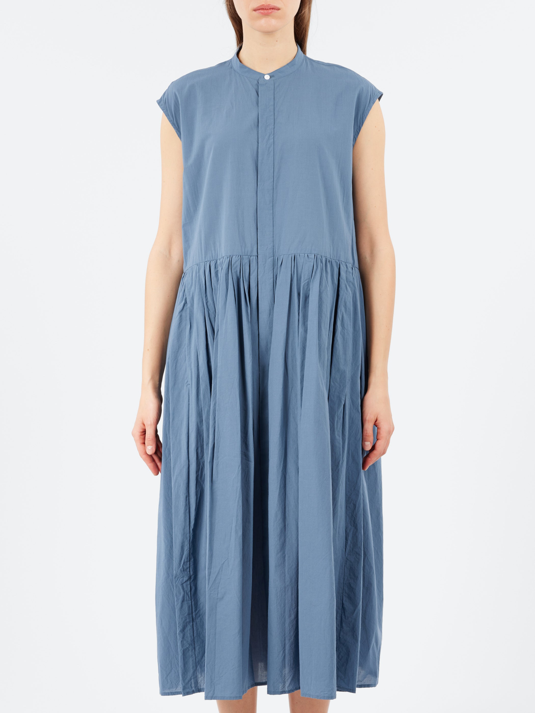 Pleated Shirt Dress