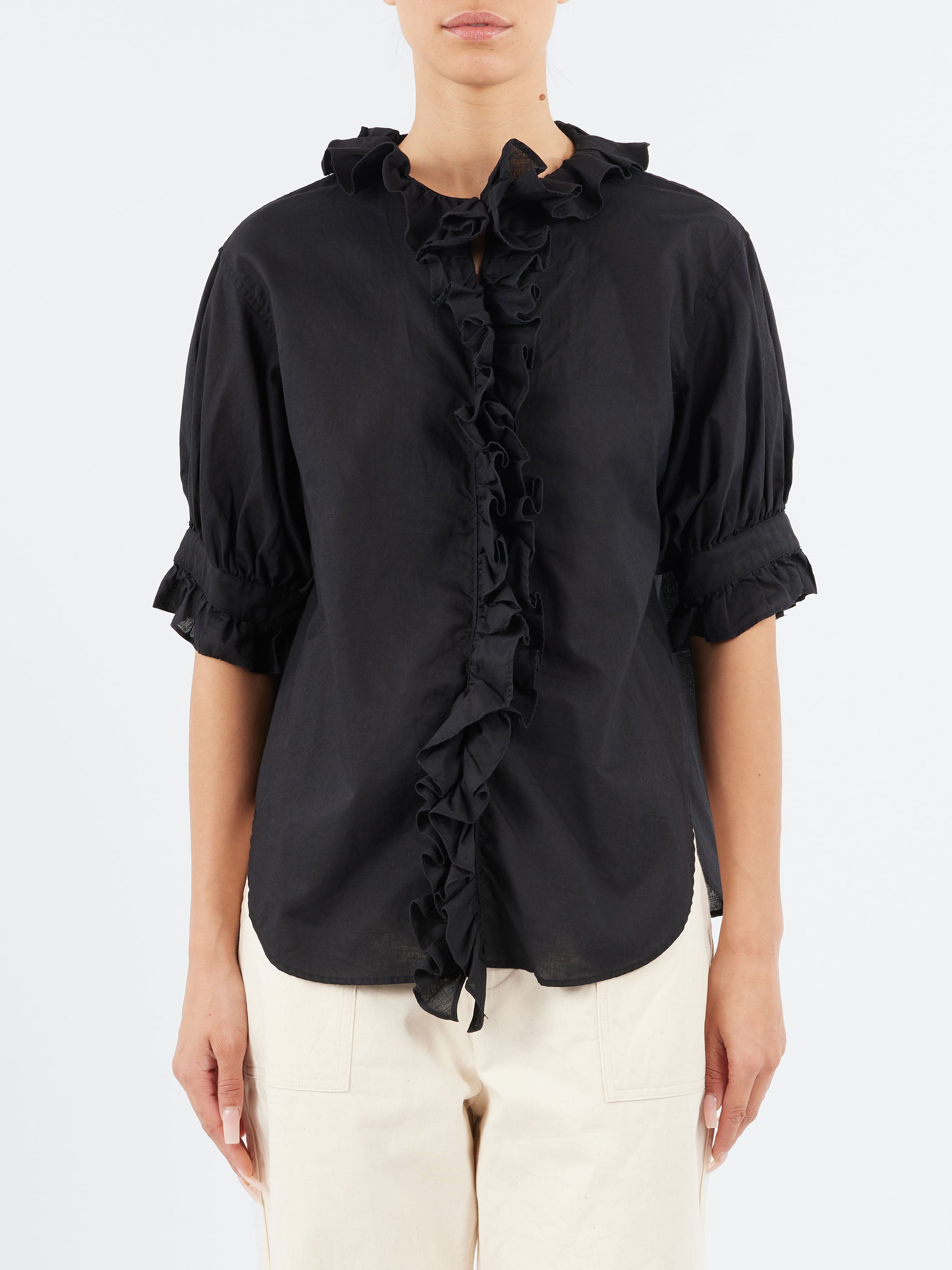 S/S Frill Shirt