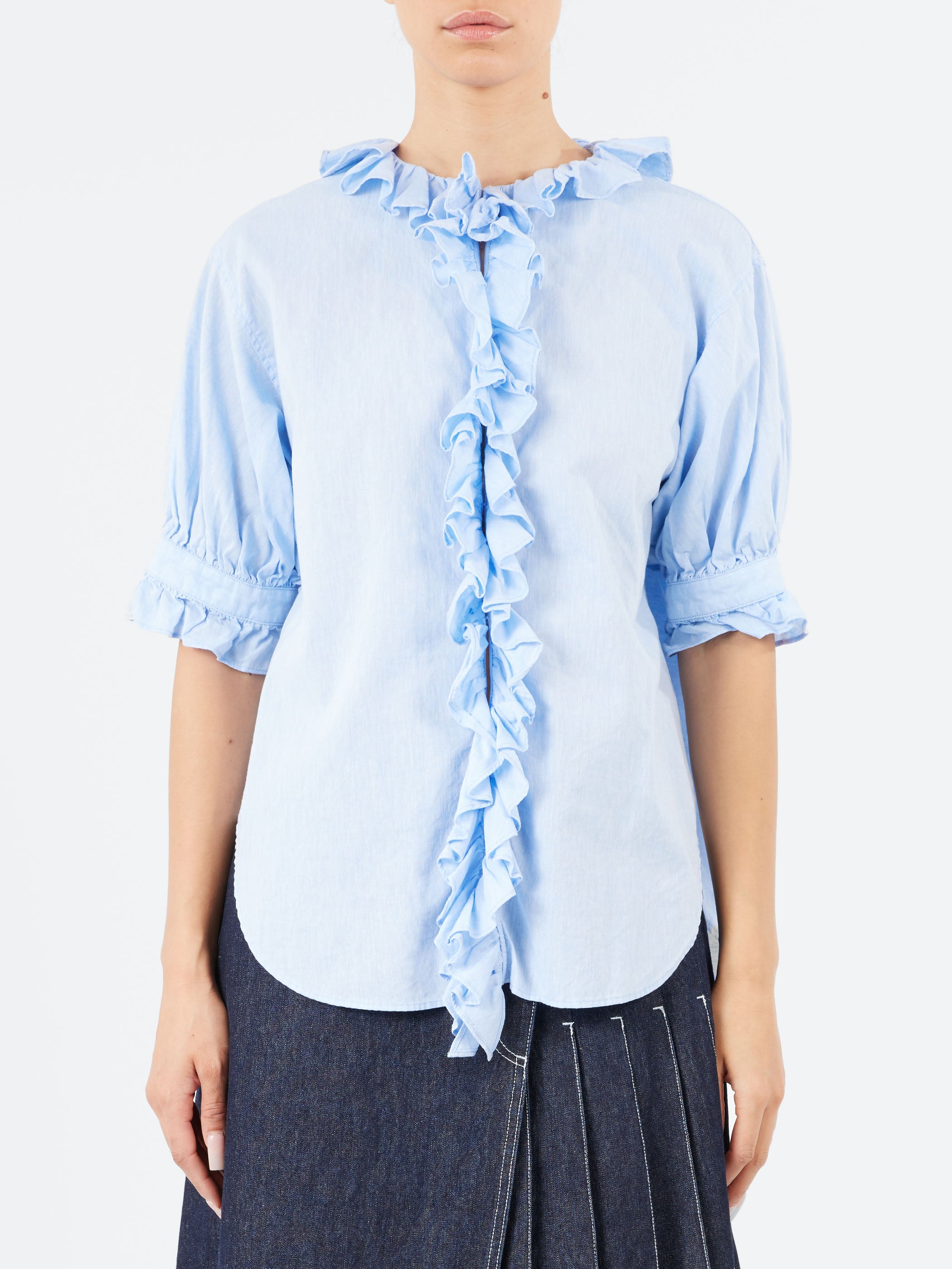 S/S Frill Shirt