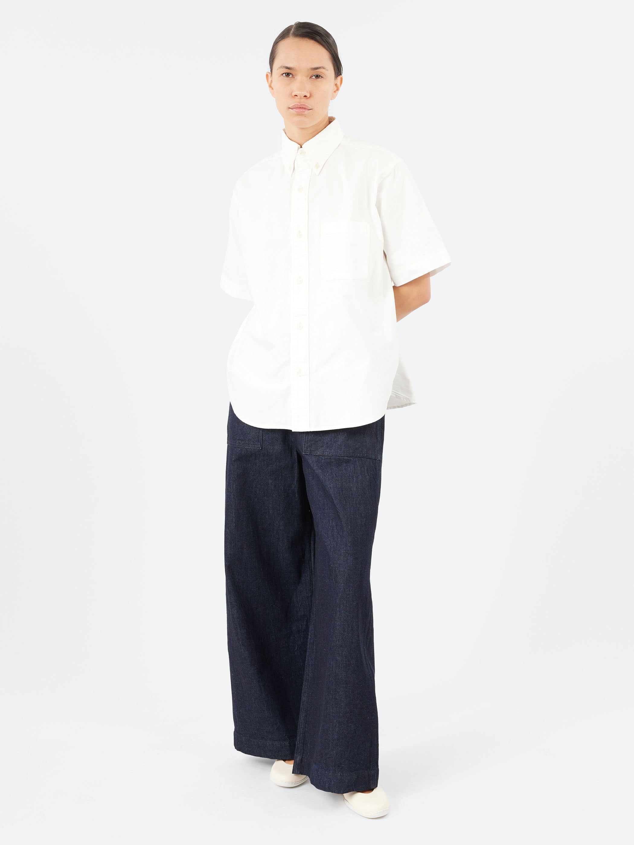 Short Sleeve Button Down Big Shirt