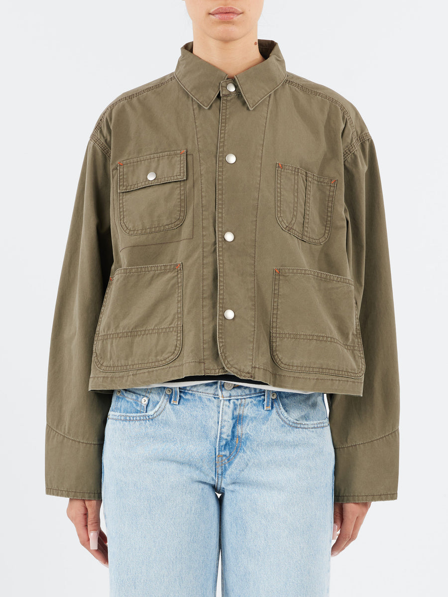 BEAMS BOY - Short Coverall Jacket in Olive – gravitypope