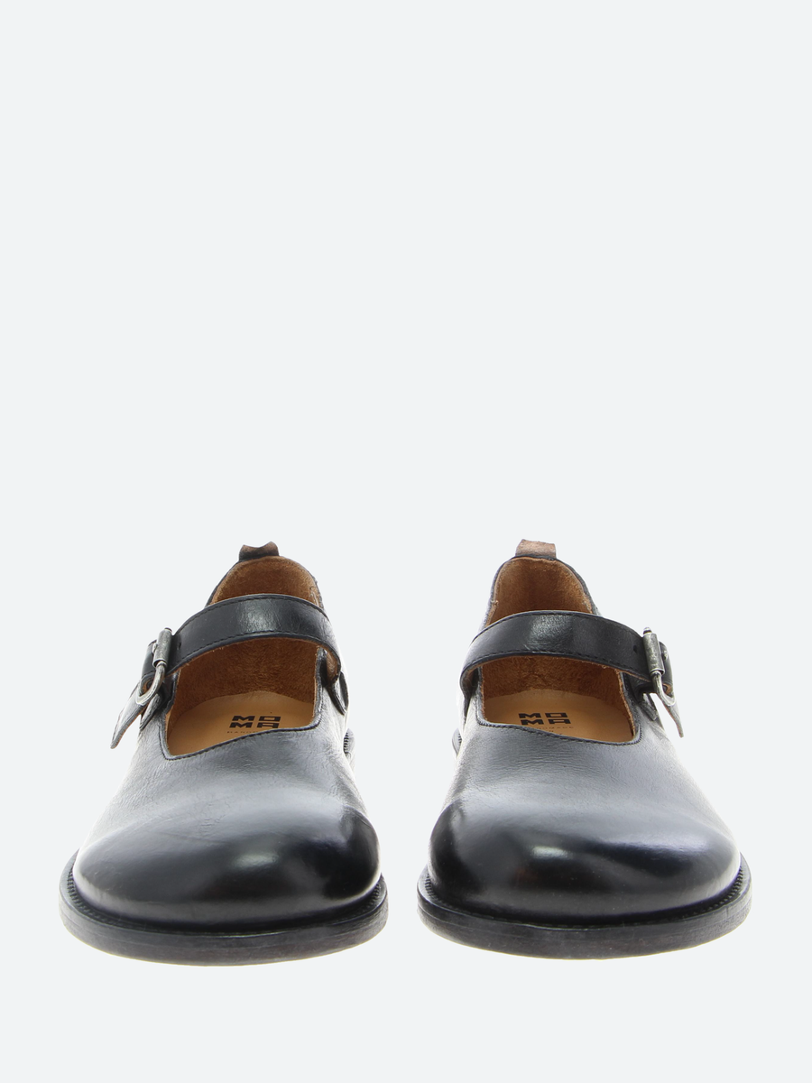 Moma - 36502L Mary Jane Flats in Nero – gravitypope
