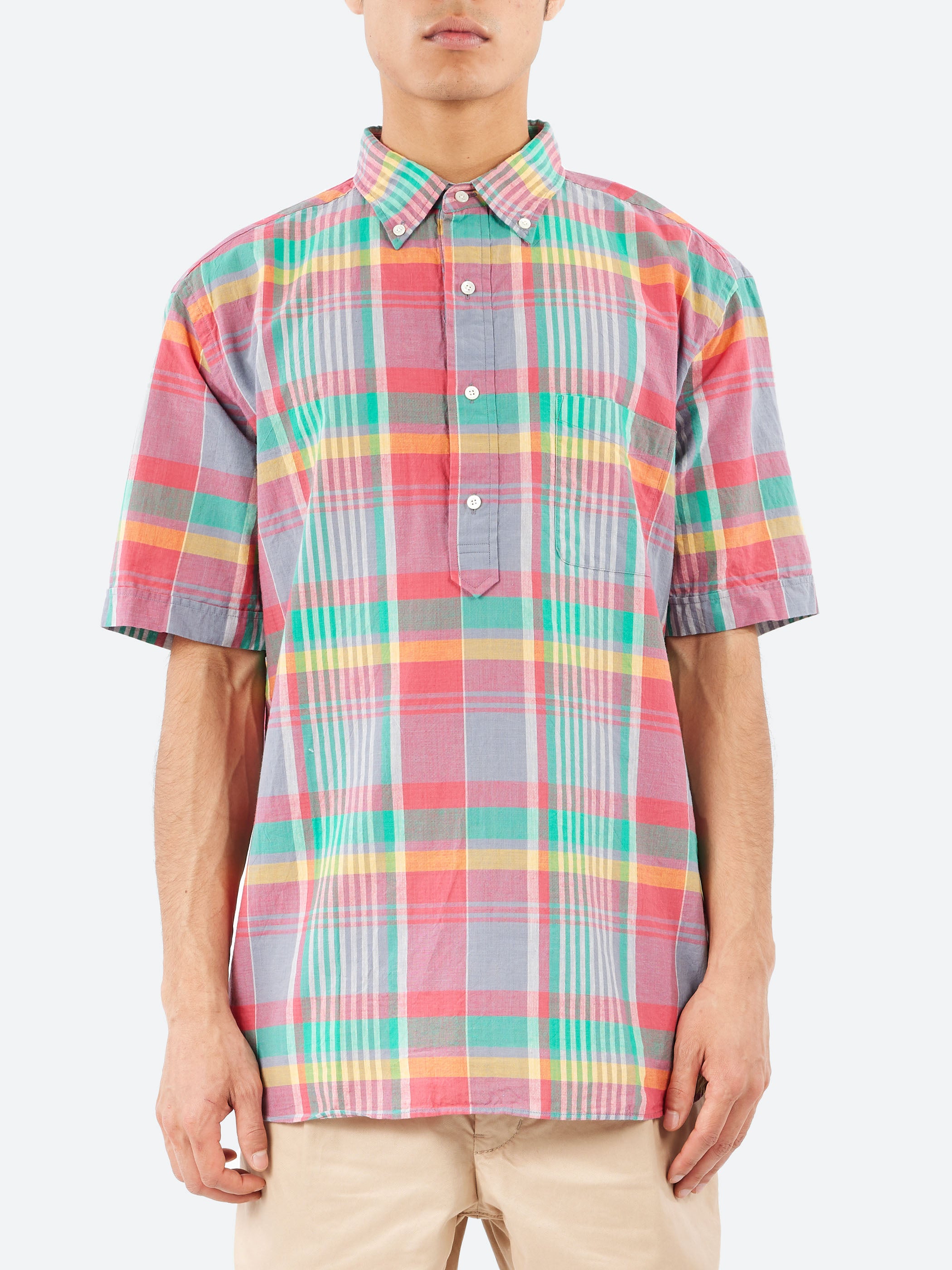 Madras Pullover Shirt