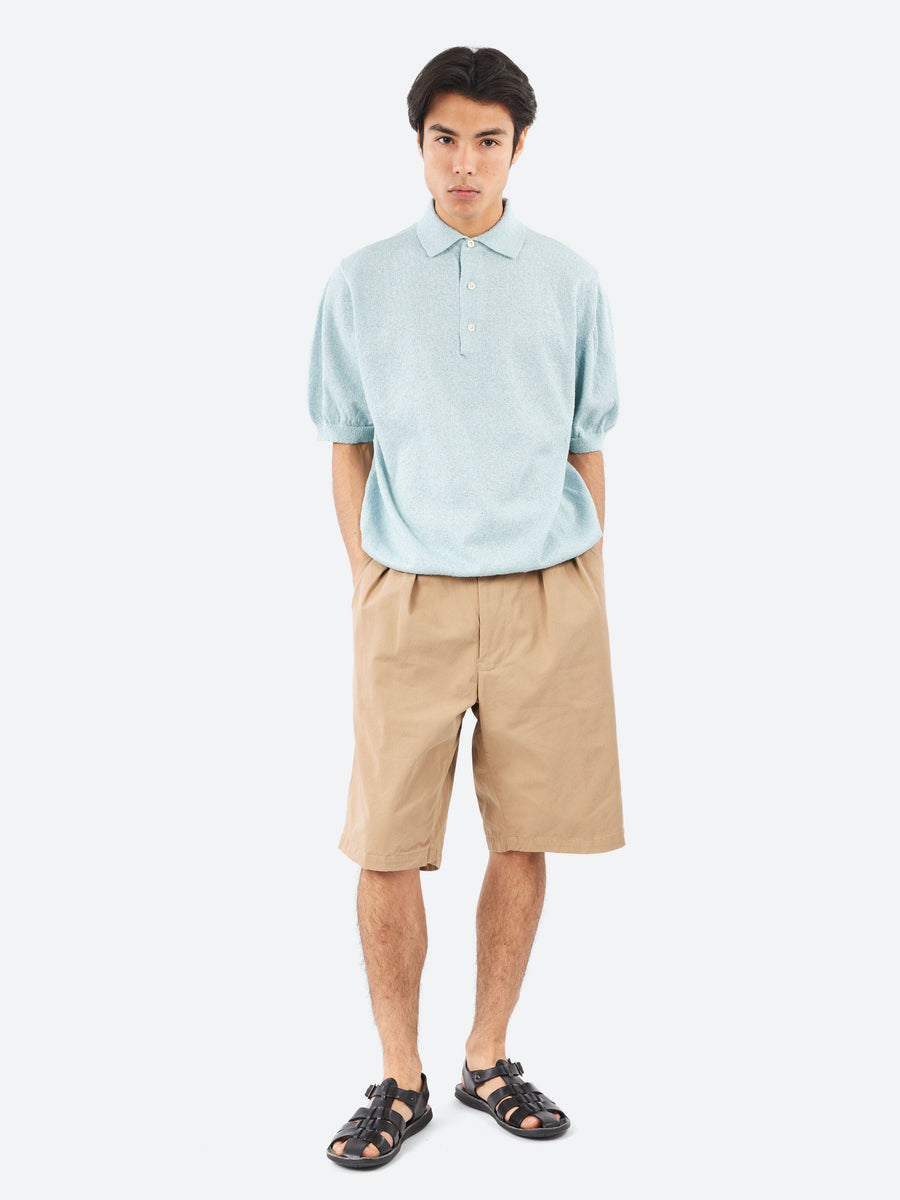 BEAMS PLUS - 2 Pleats Shorts in Khaki – gravitypope