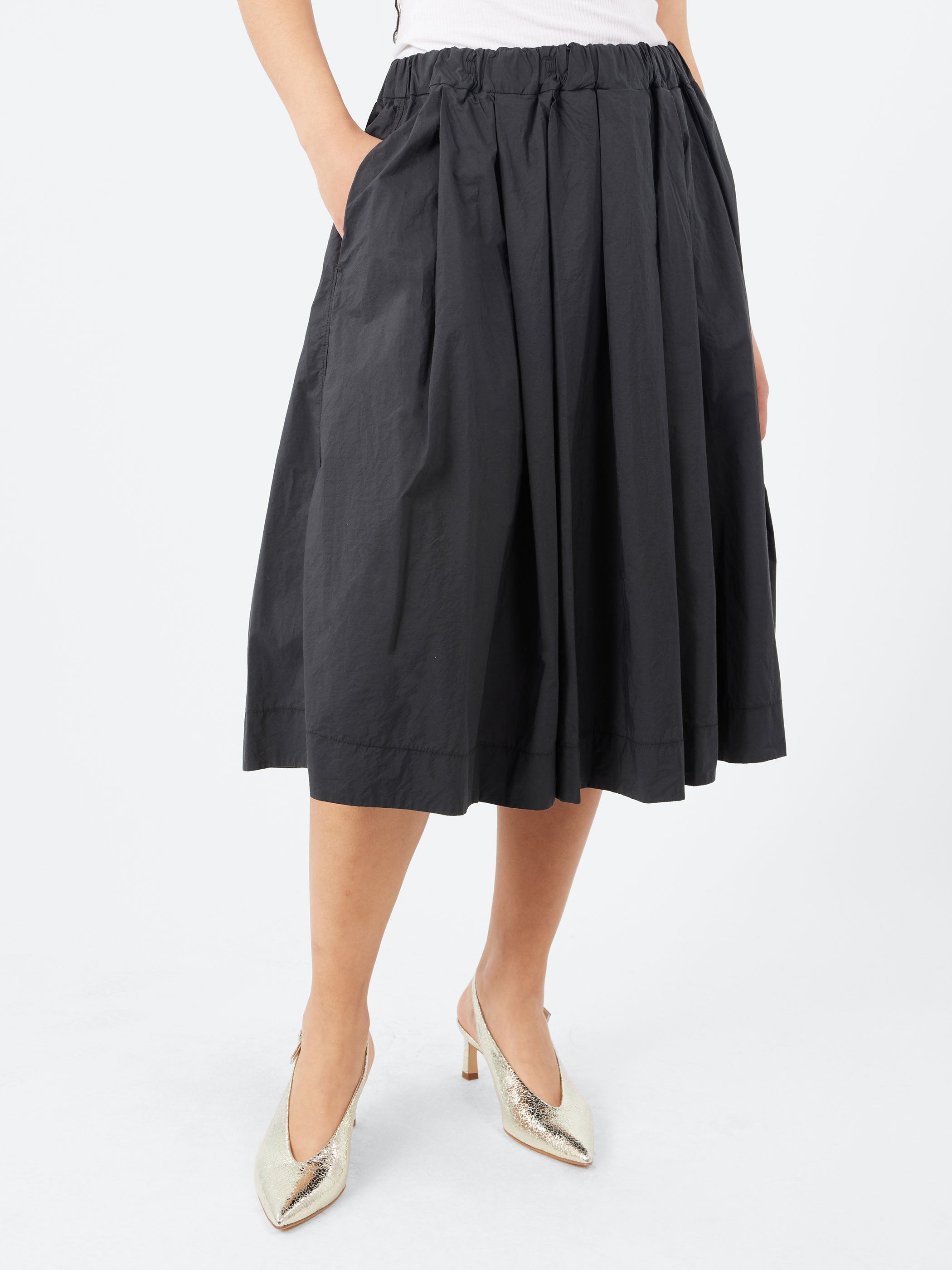 Pleated Short Skirt TC