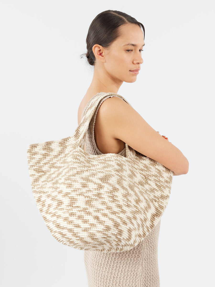 Lauren Manoogian - Crochet Bowl Tote in Earth Space – gravitypope