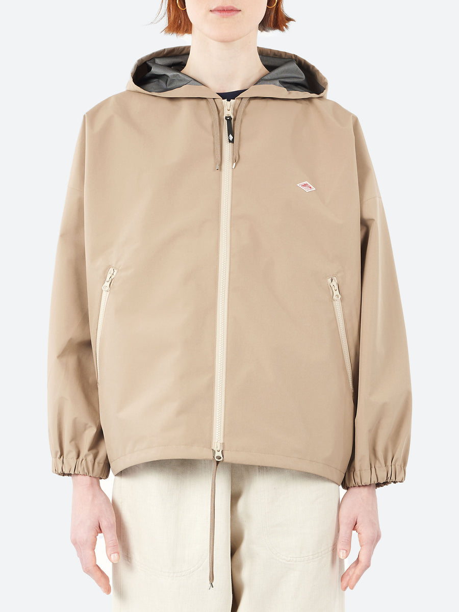 Danton - 3 Layer Cloth Hooded Jacket in Beige – gravitypope