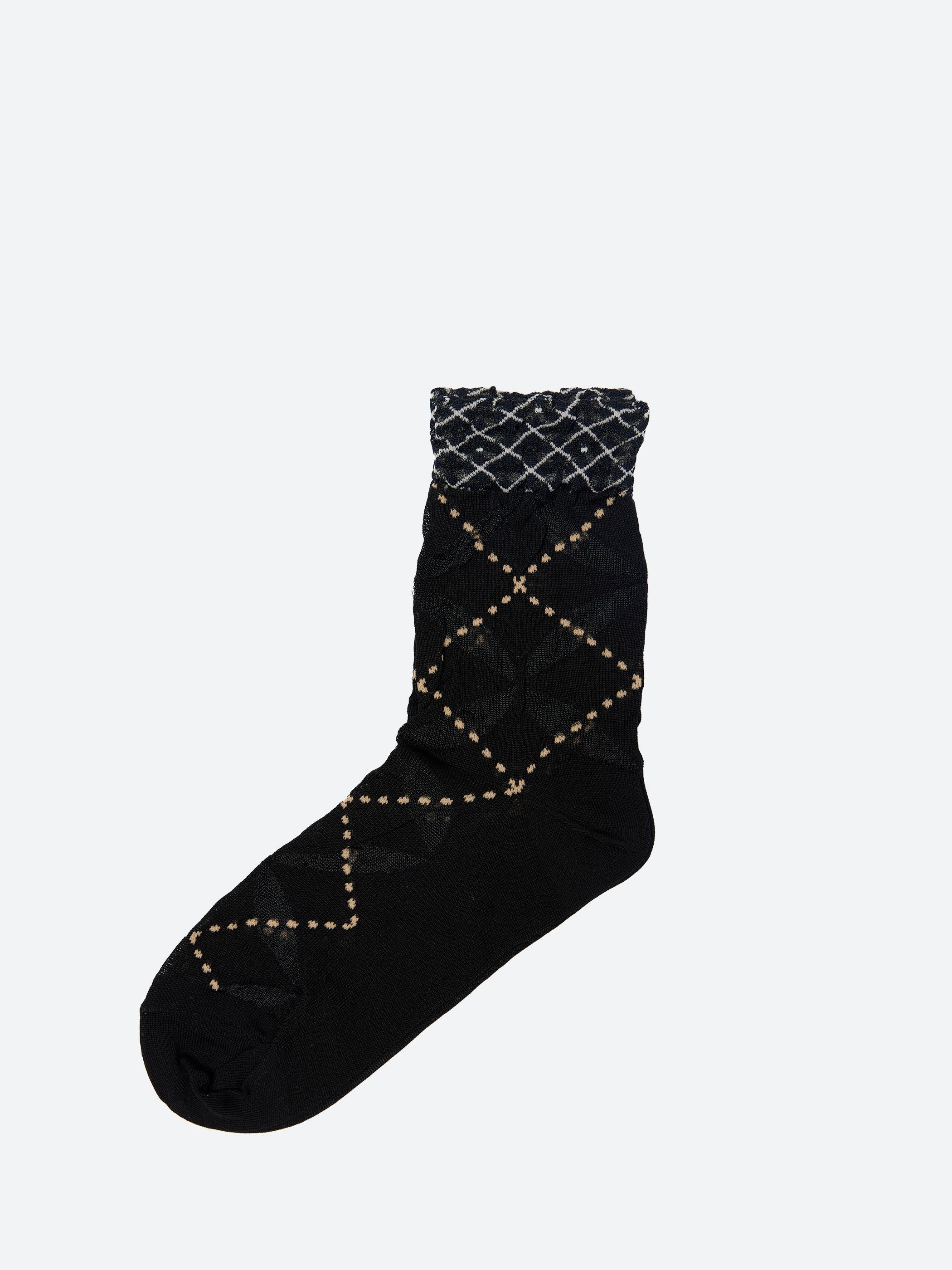 Circle Argyle Socks