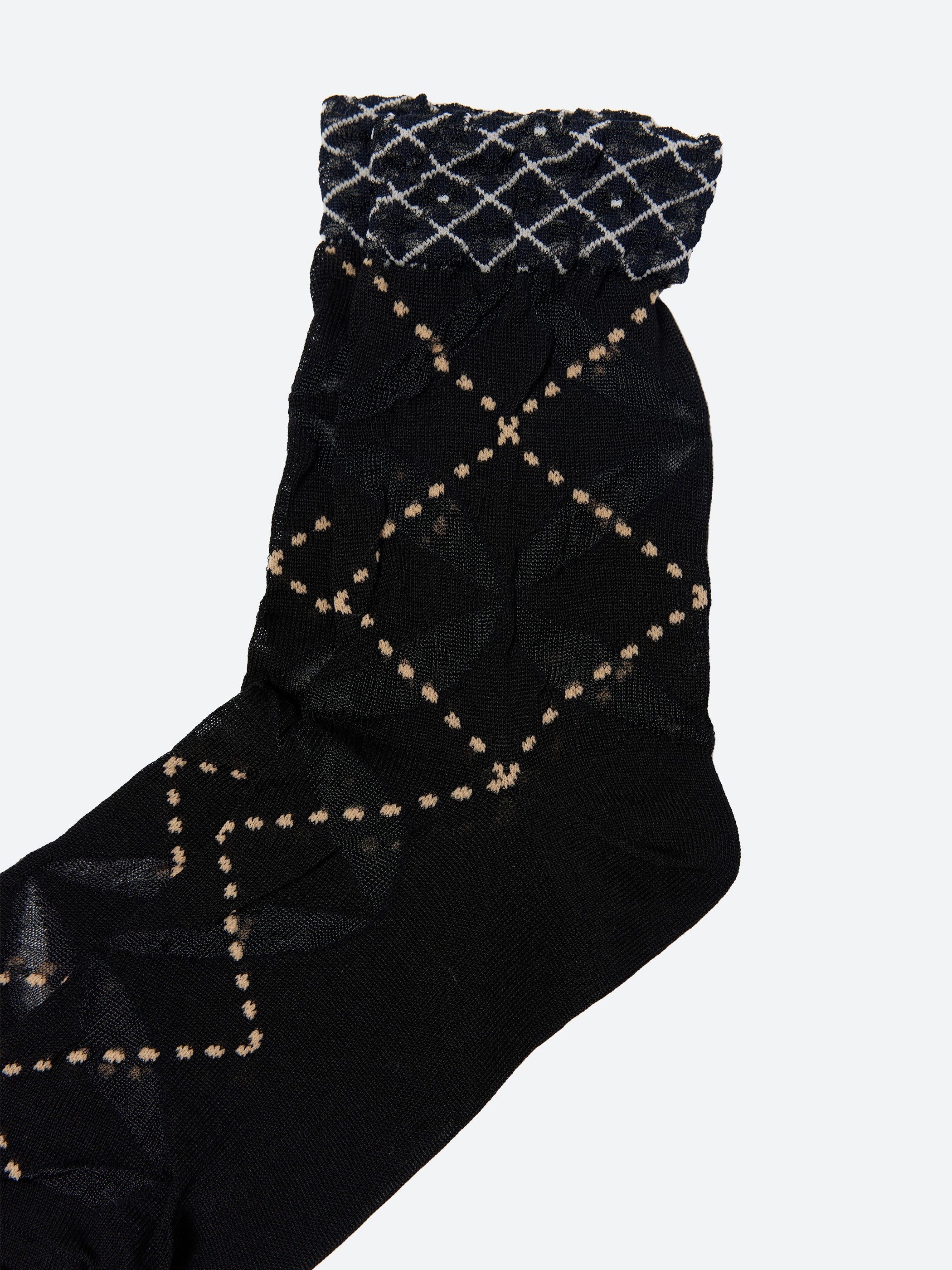 Circle Argyle Socks