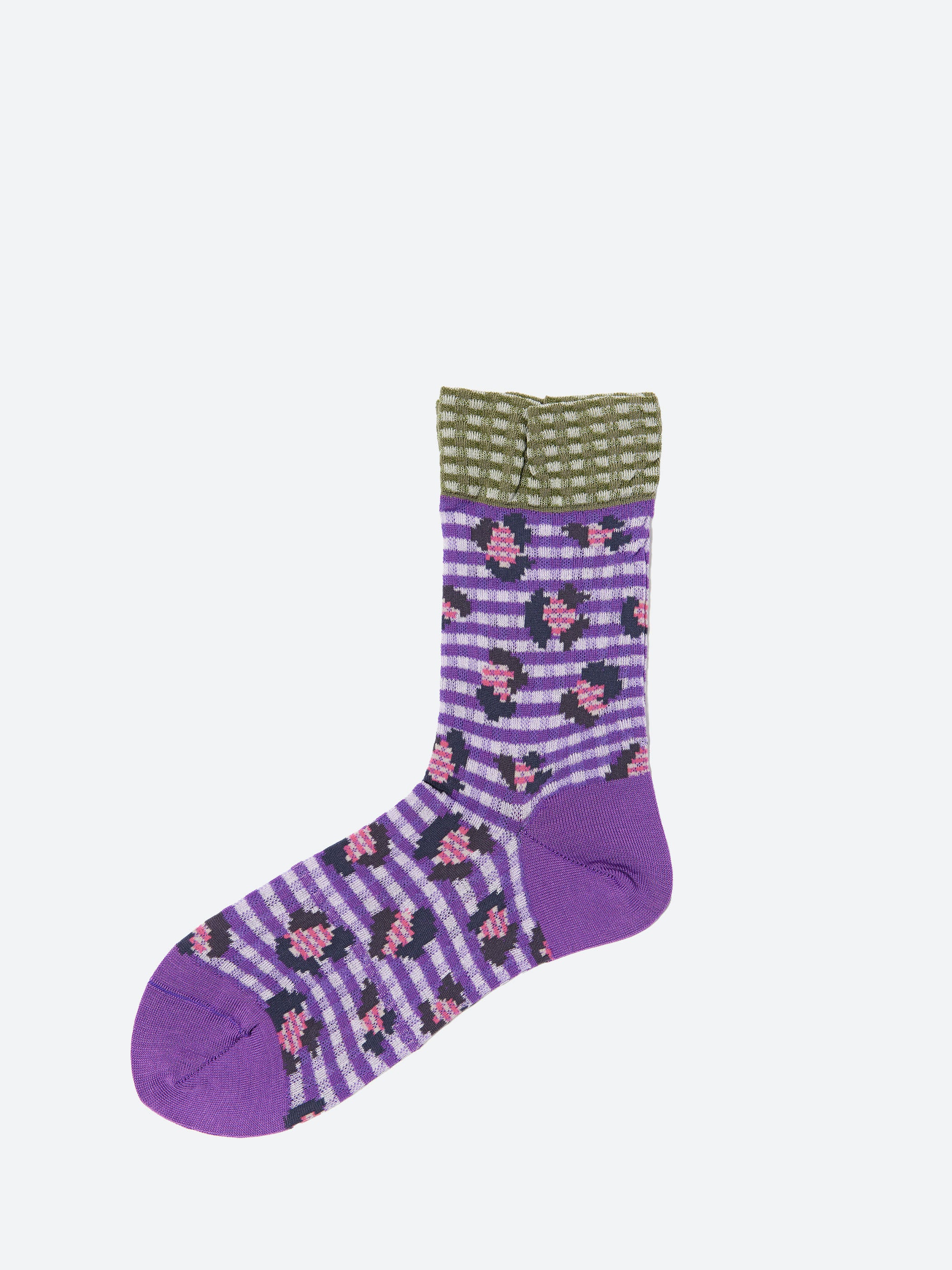 Jungle Check Socks