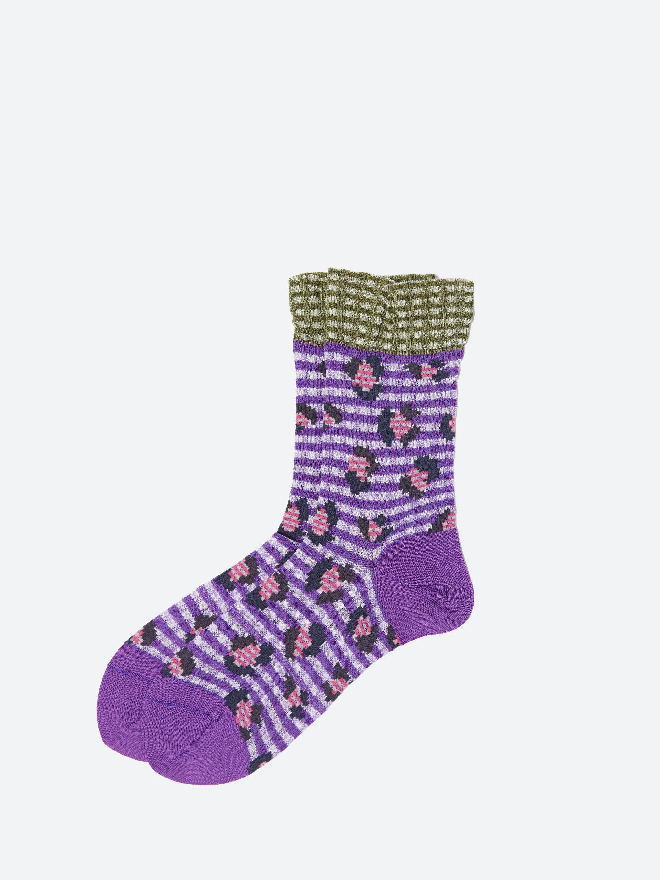 Jungle Check Socks