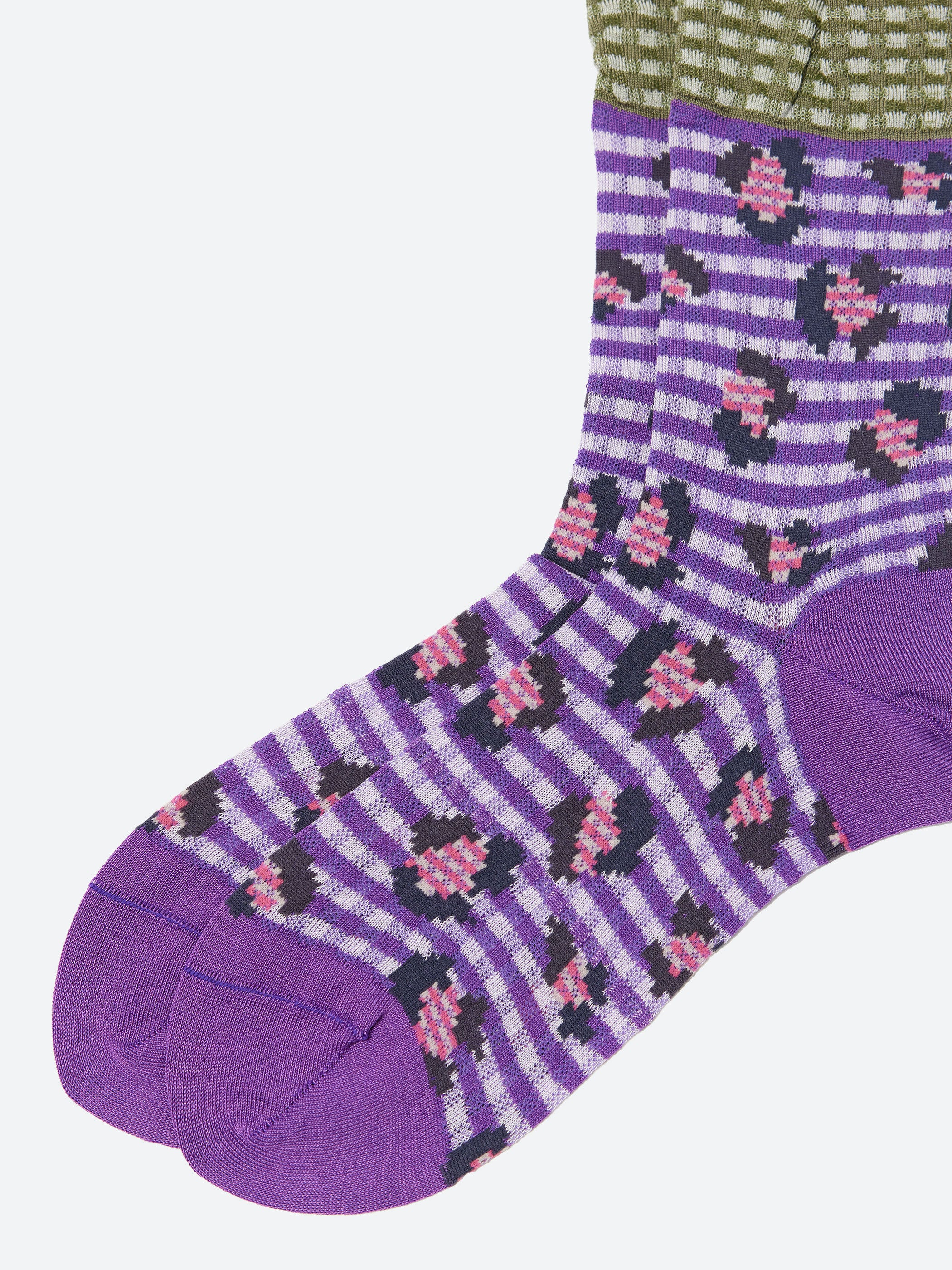 Jungle Check Socks