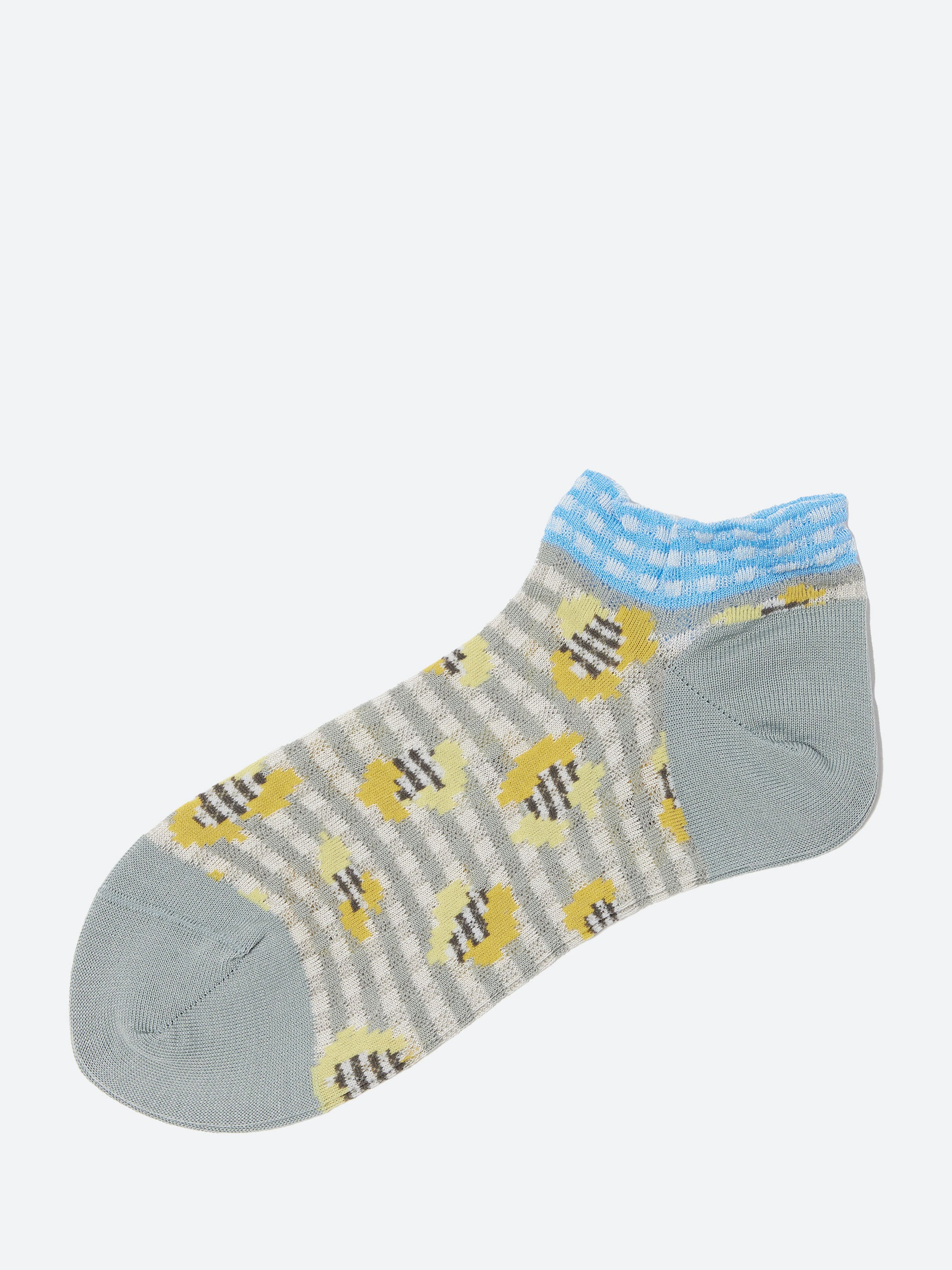 Jungle Check Short Socks