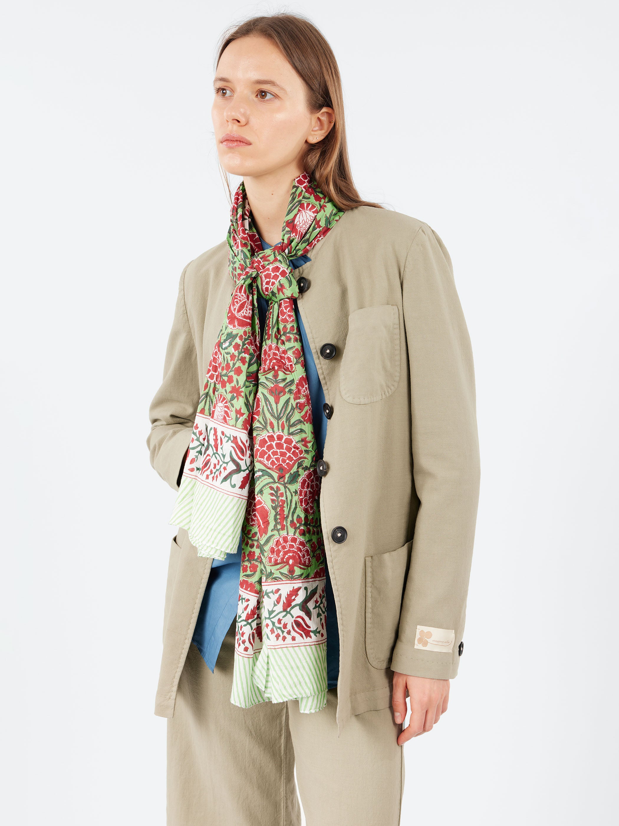 Floral Print Scarf