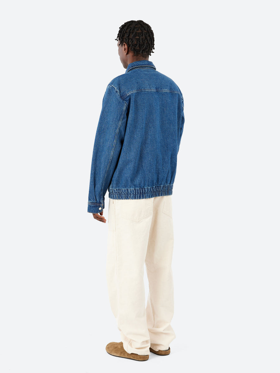 A.P.C. - Fabrizio Zippe Jacket in Washed Indigo – gravitypope