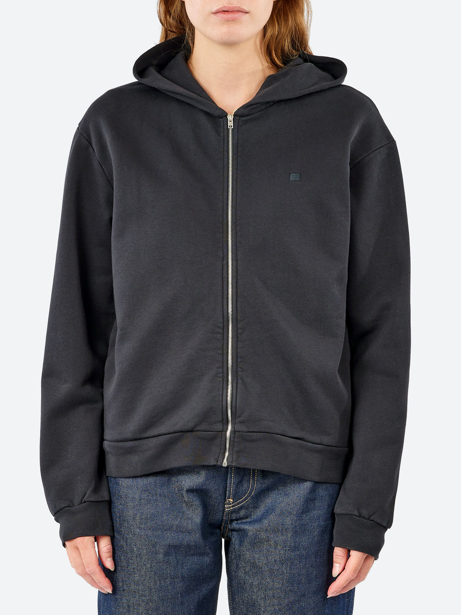 Acne Studios - Hooded Zipper Sweater in Black – gravitypope