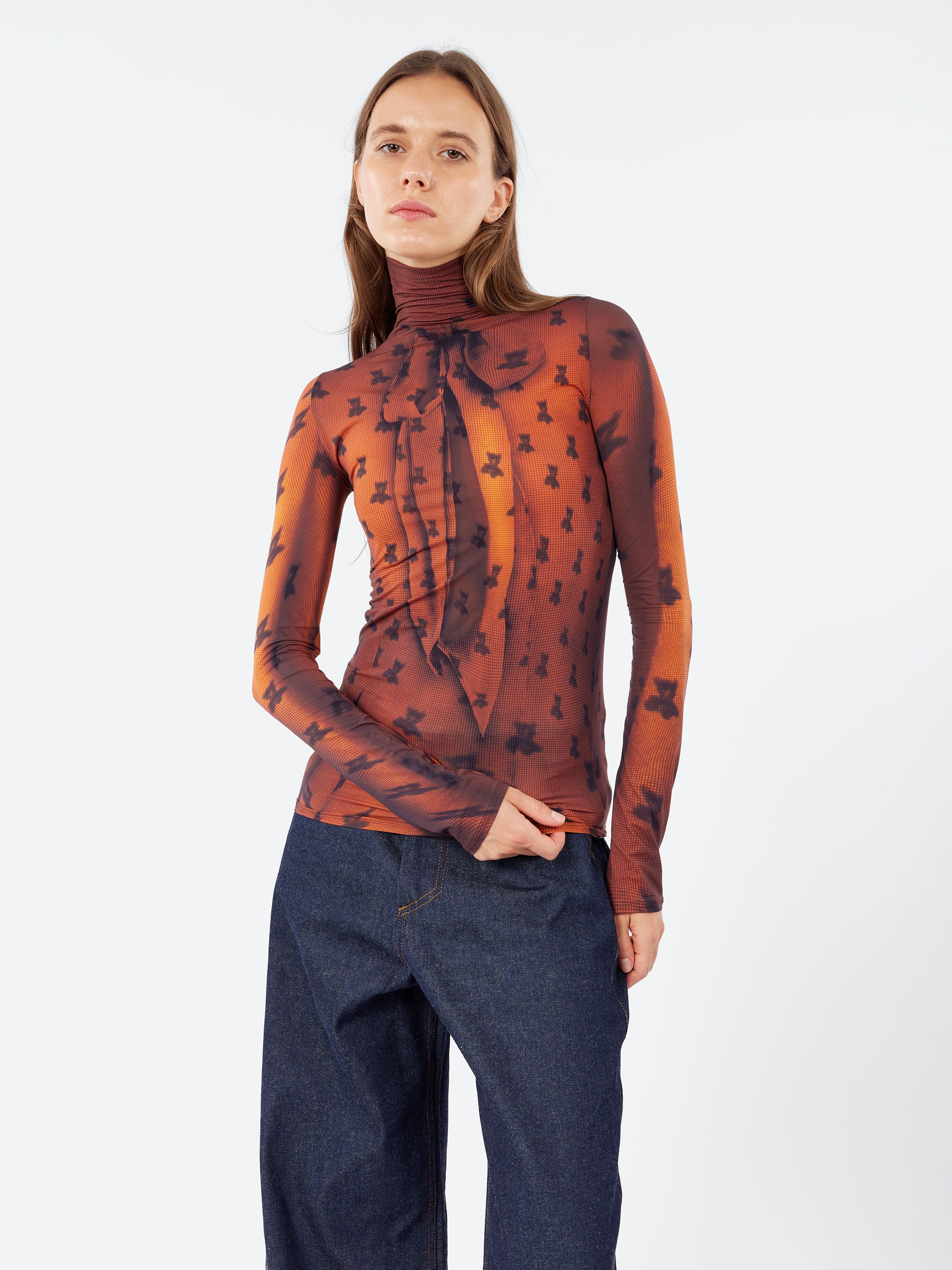 Fitted Print T-Shirt