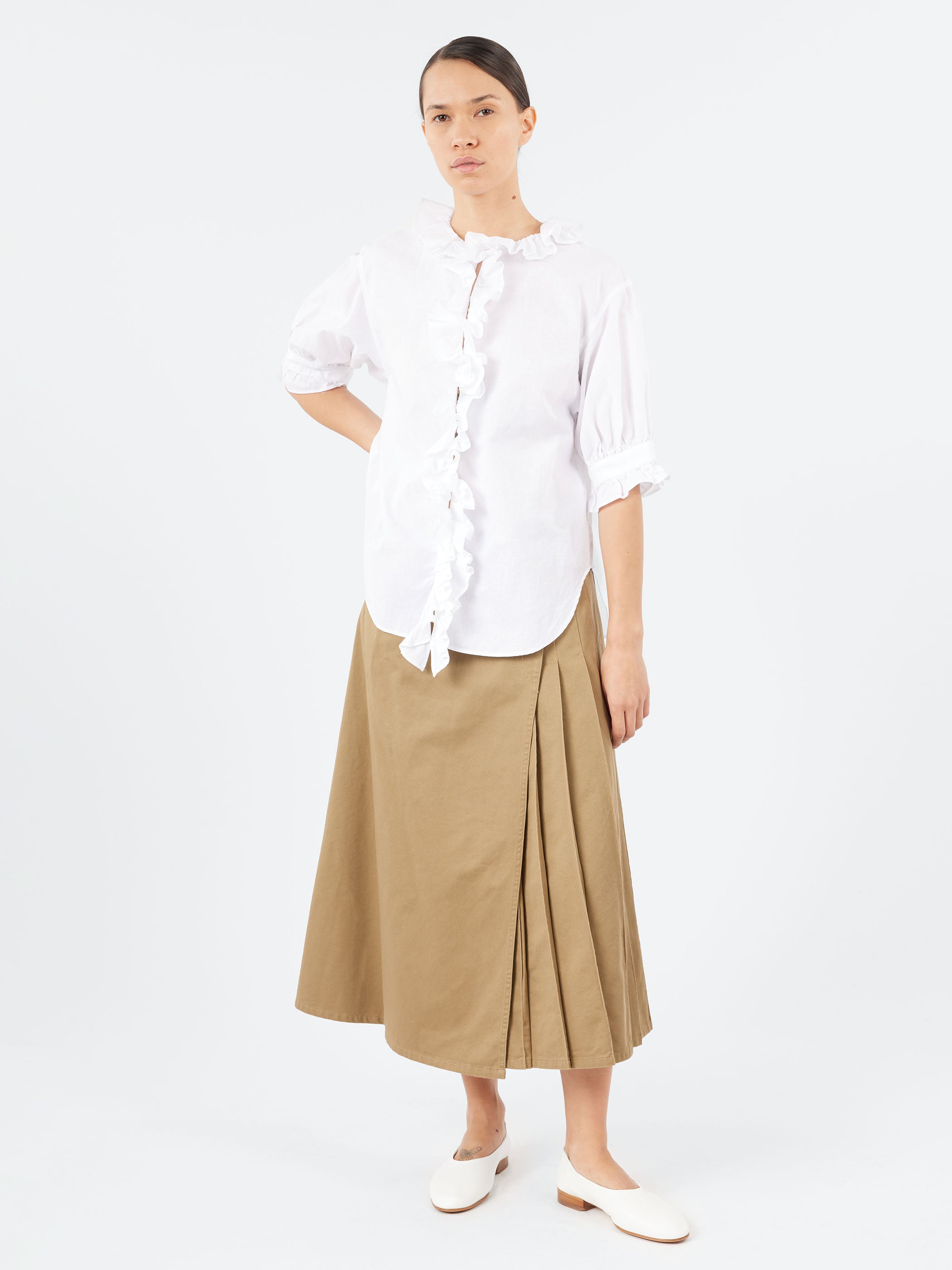 S/S Frill Shirt