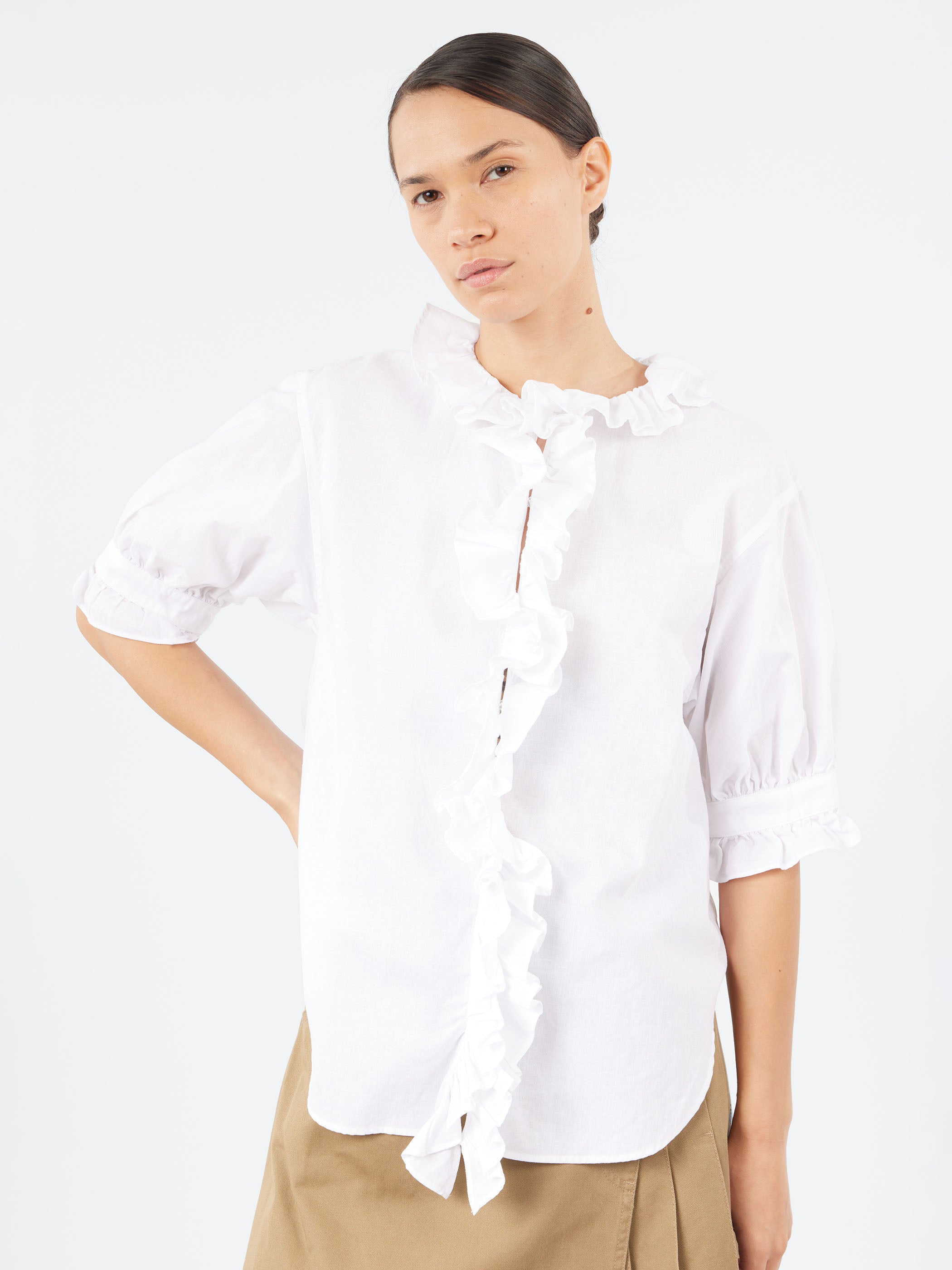 S/S Frill Shirt