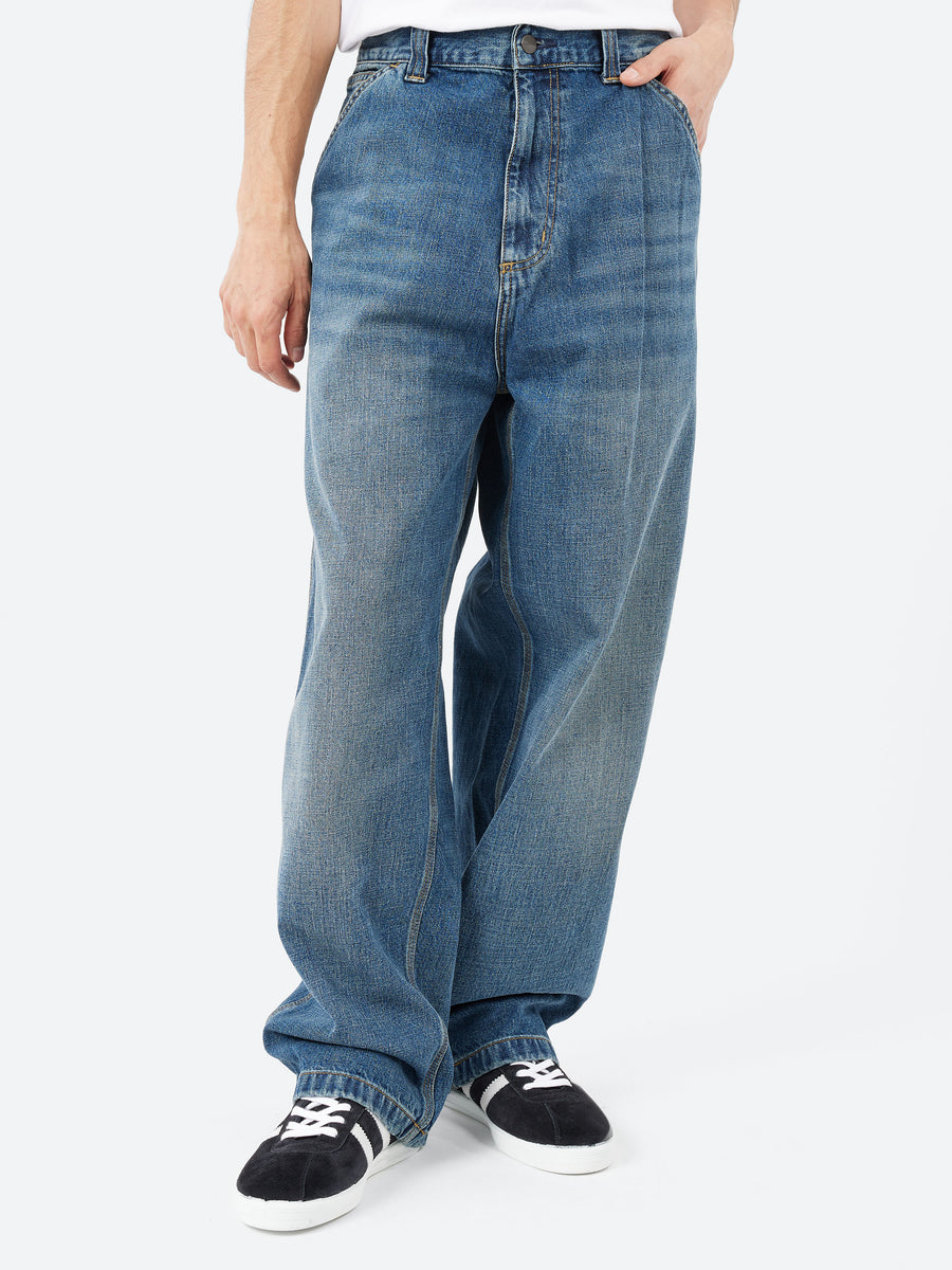Carhartt WIP - OG Single Knee Pant in Blue Dark Used