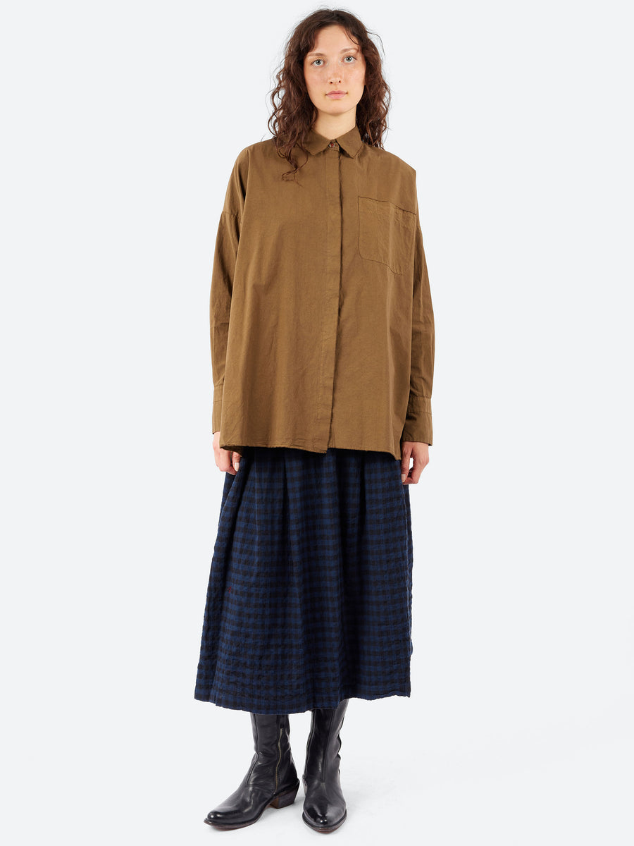 Hannoh Wessel - Camelia Shirt in Tobacco – gravitypope