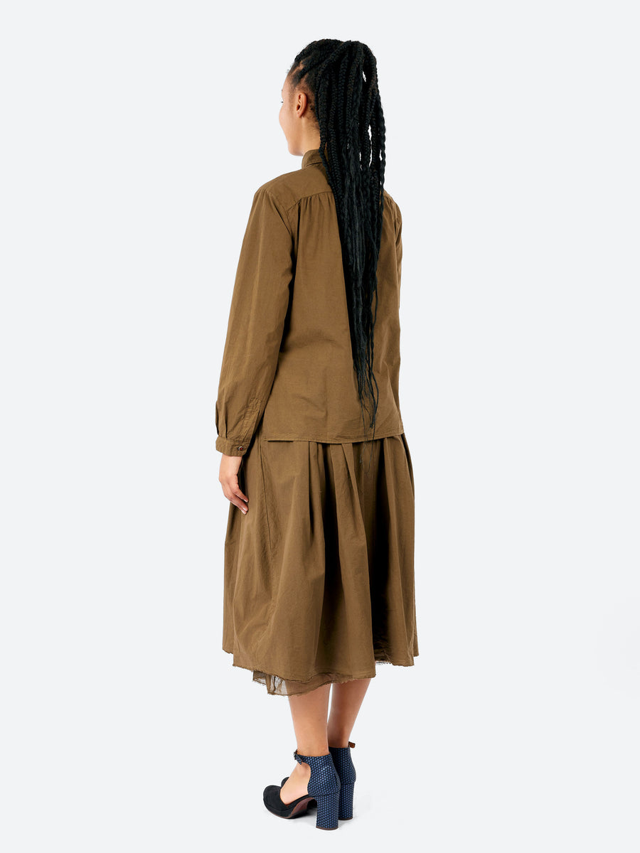 Hannoh Wessel - Christina Shirt in Tobacco – gravitypope