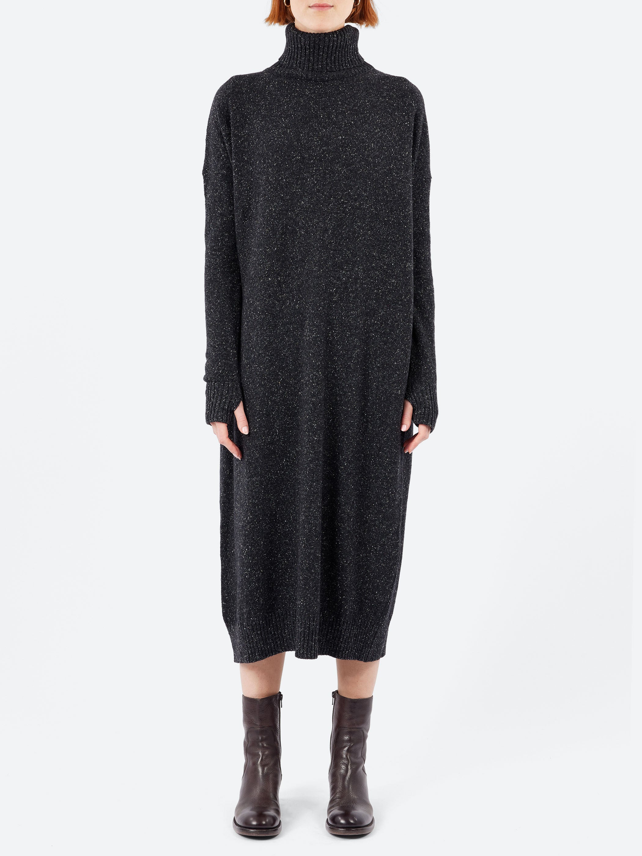 YRK085 Turtleneck Dress