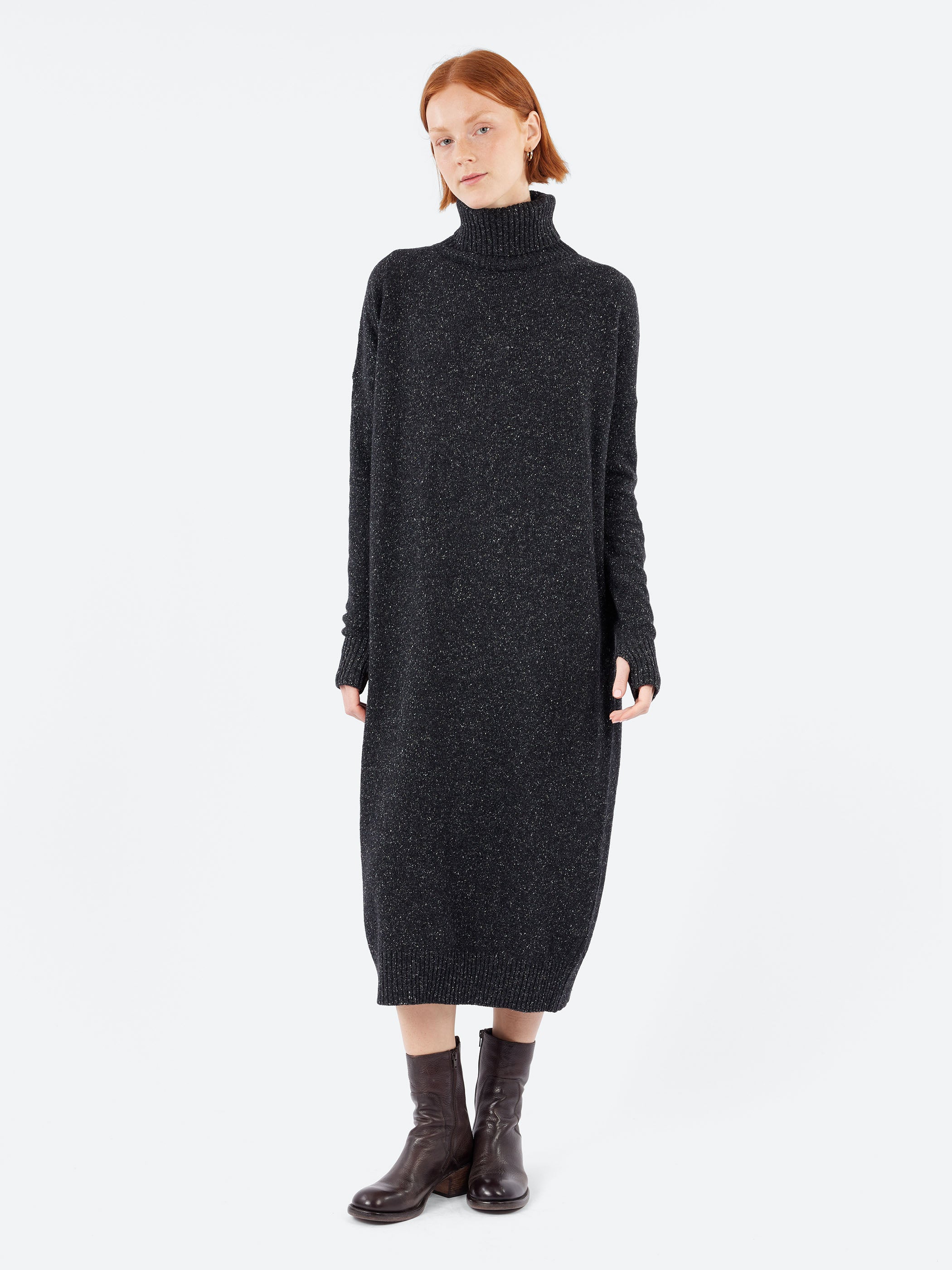 YRK085 Turtleneck Dress