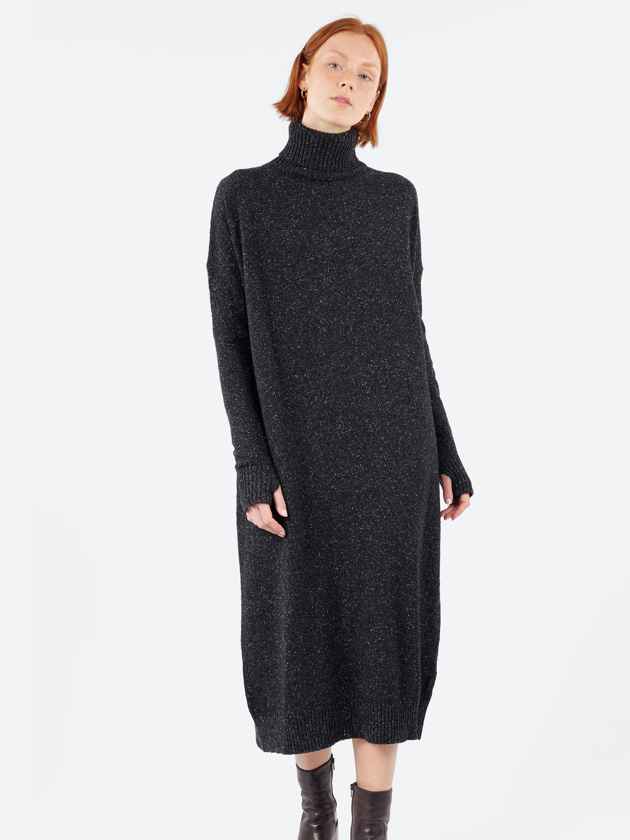 YRK085 Turtleneck Dress