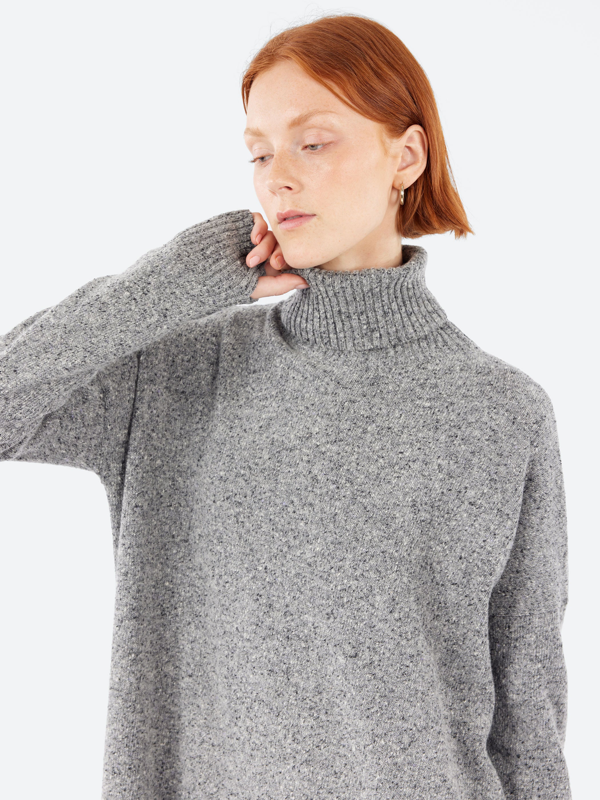 YRK085 Turtleneck Dress
