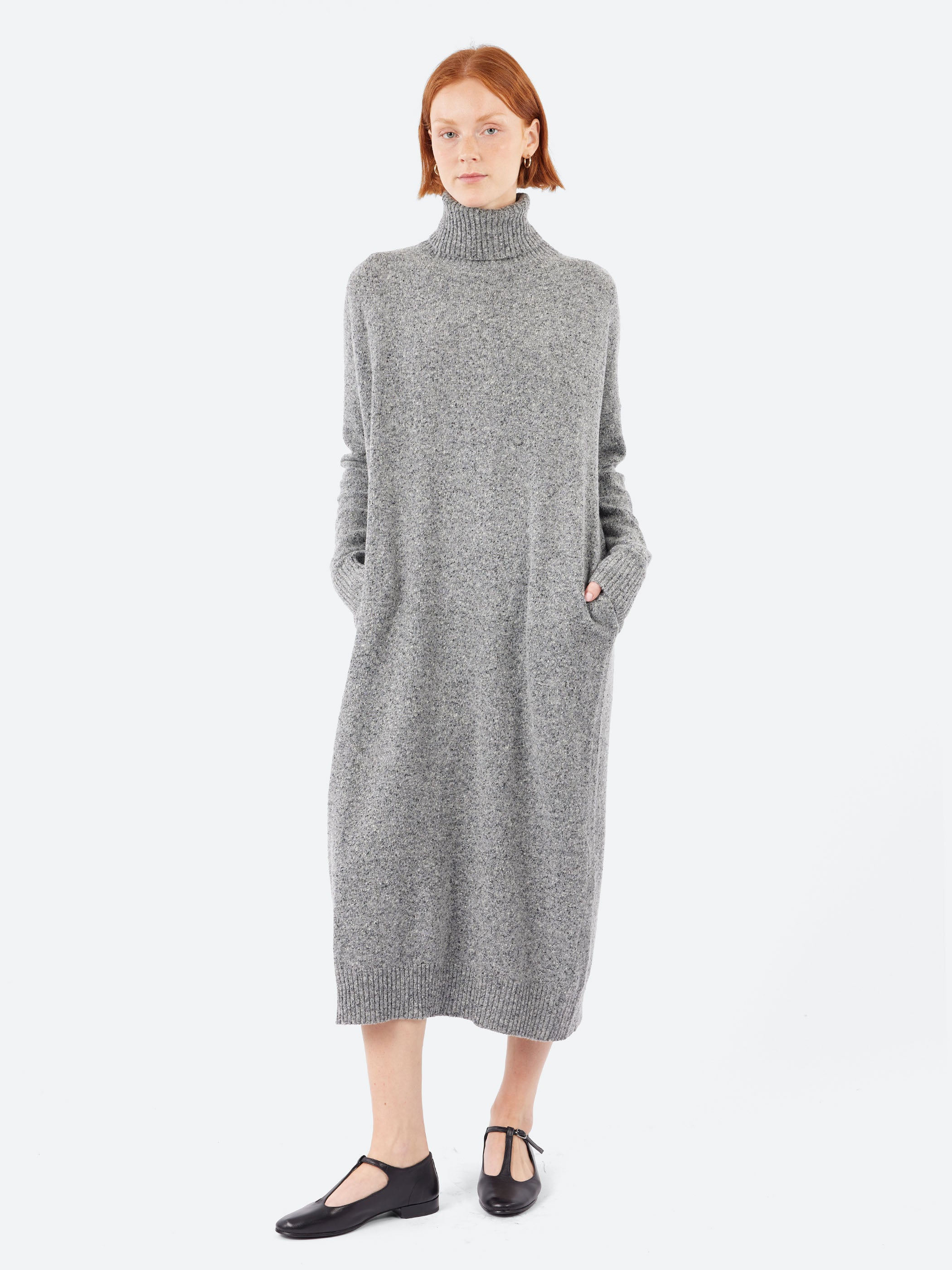 YRK085 Turtleneck Dress
