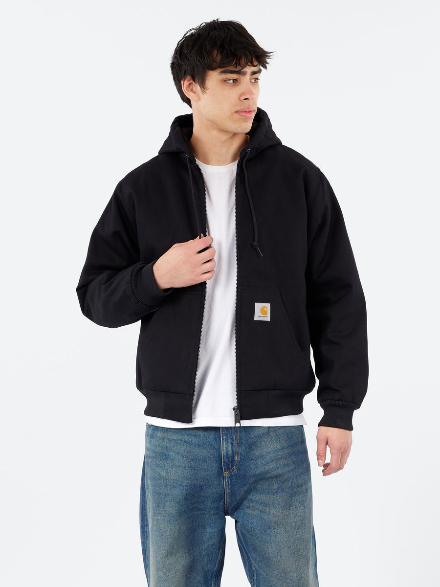 Carhartt WIP - Active Jacket (Winter) in Black Rigid – gravitypope