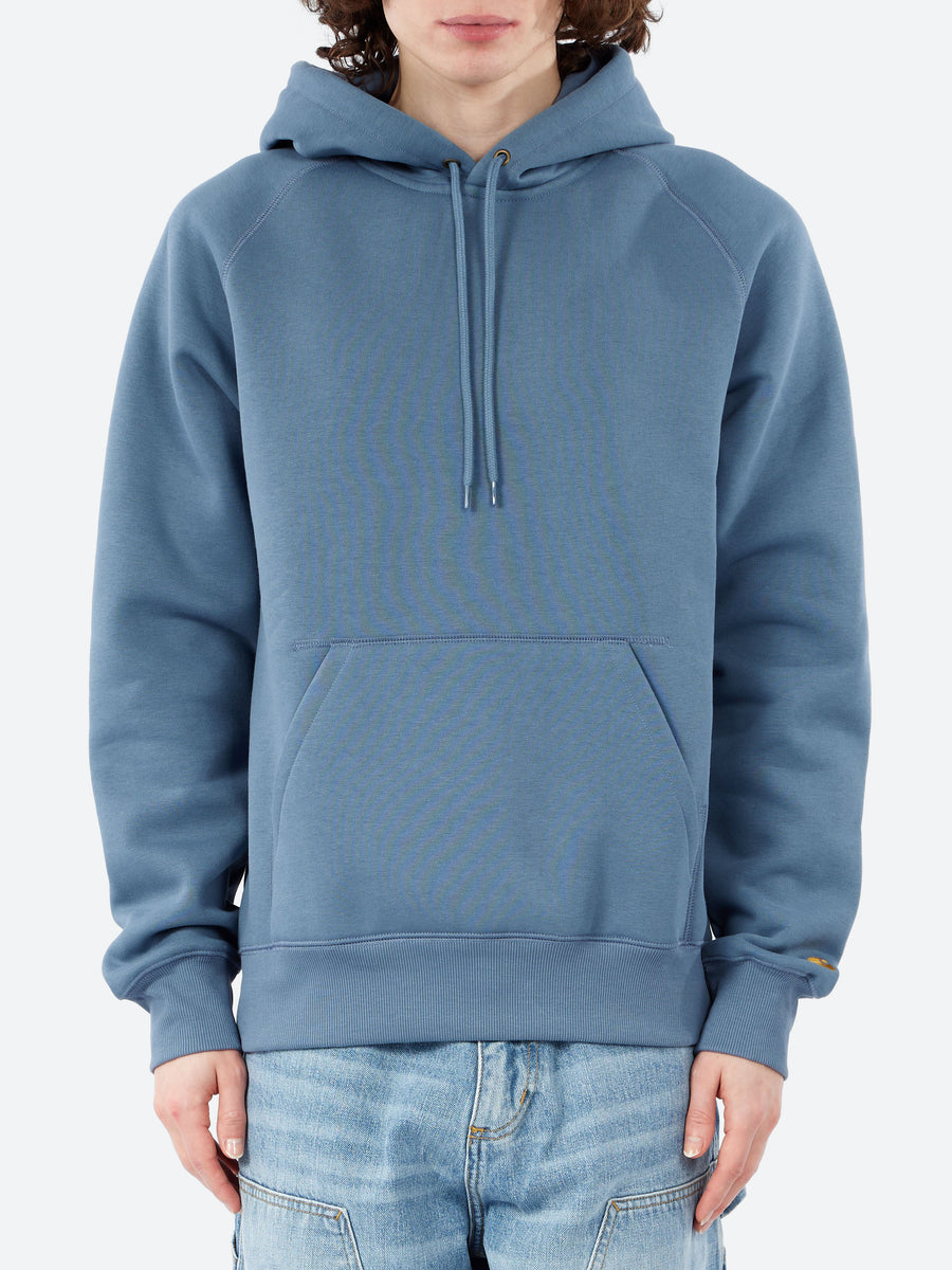 Carhartt WIP - Hooded Chase Sweatshirt in Angelite – gravitypope