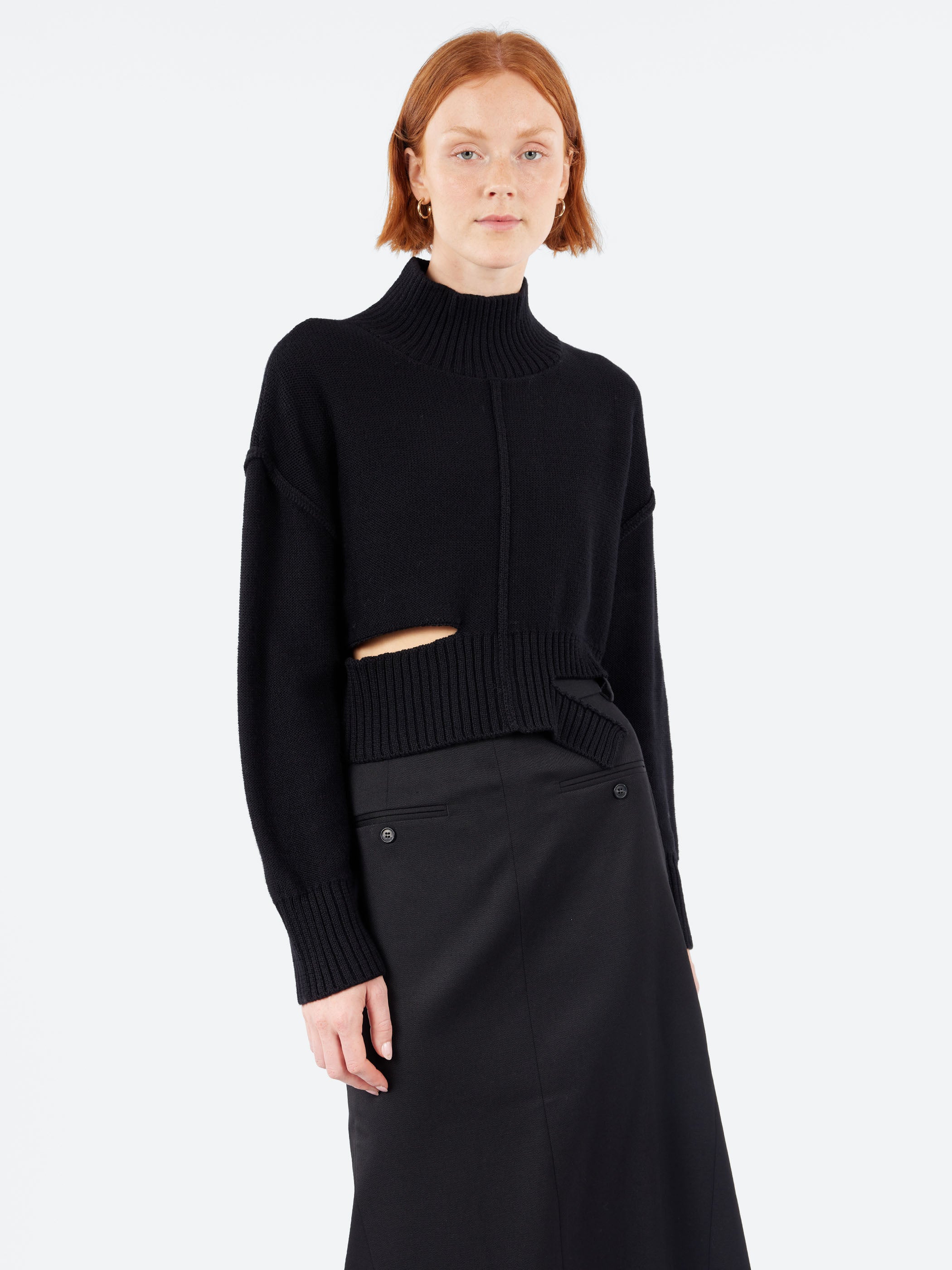 Distressed Knitted Jumper