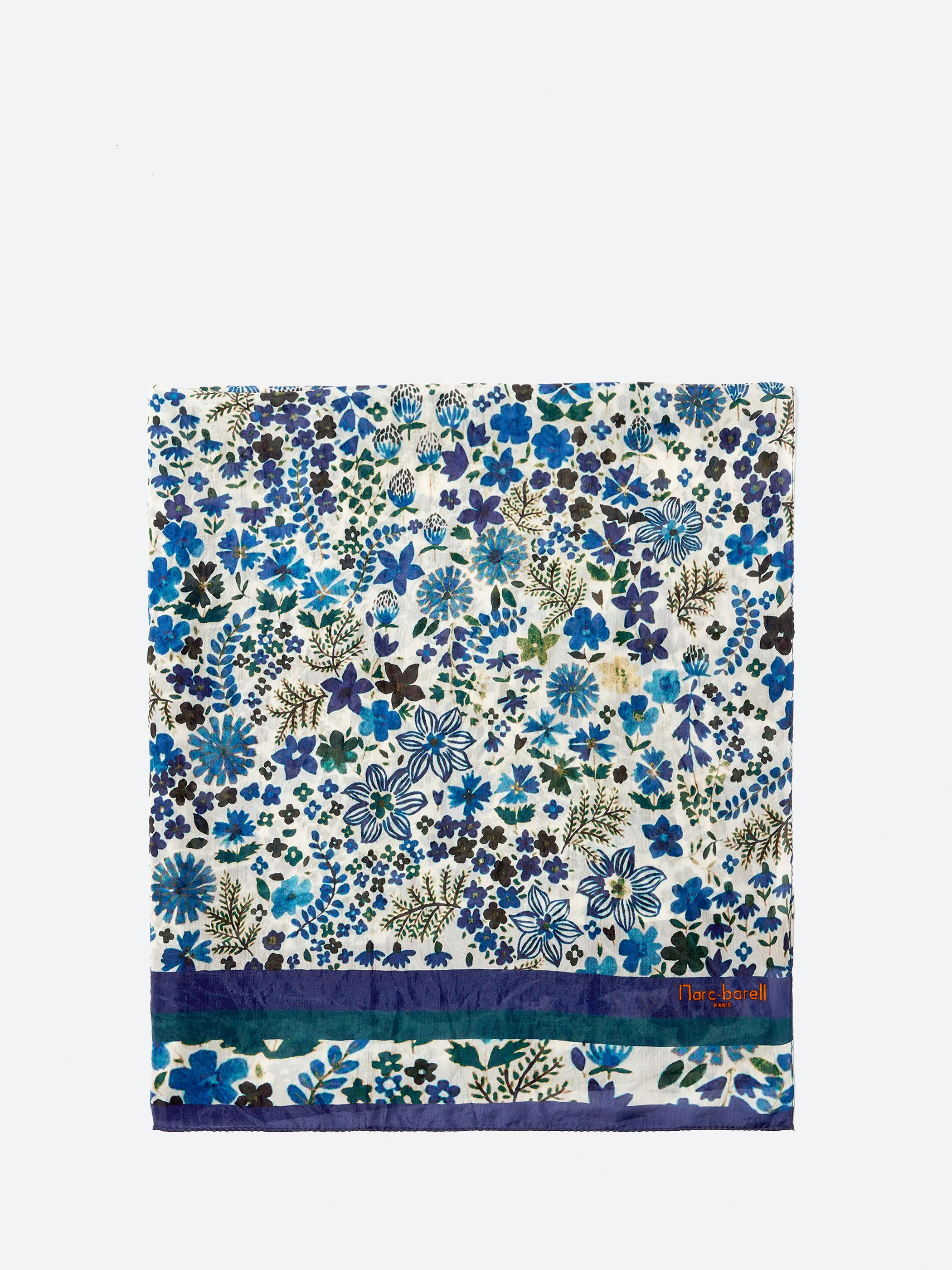 Small Floral Print Scarf