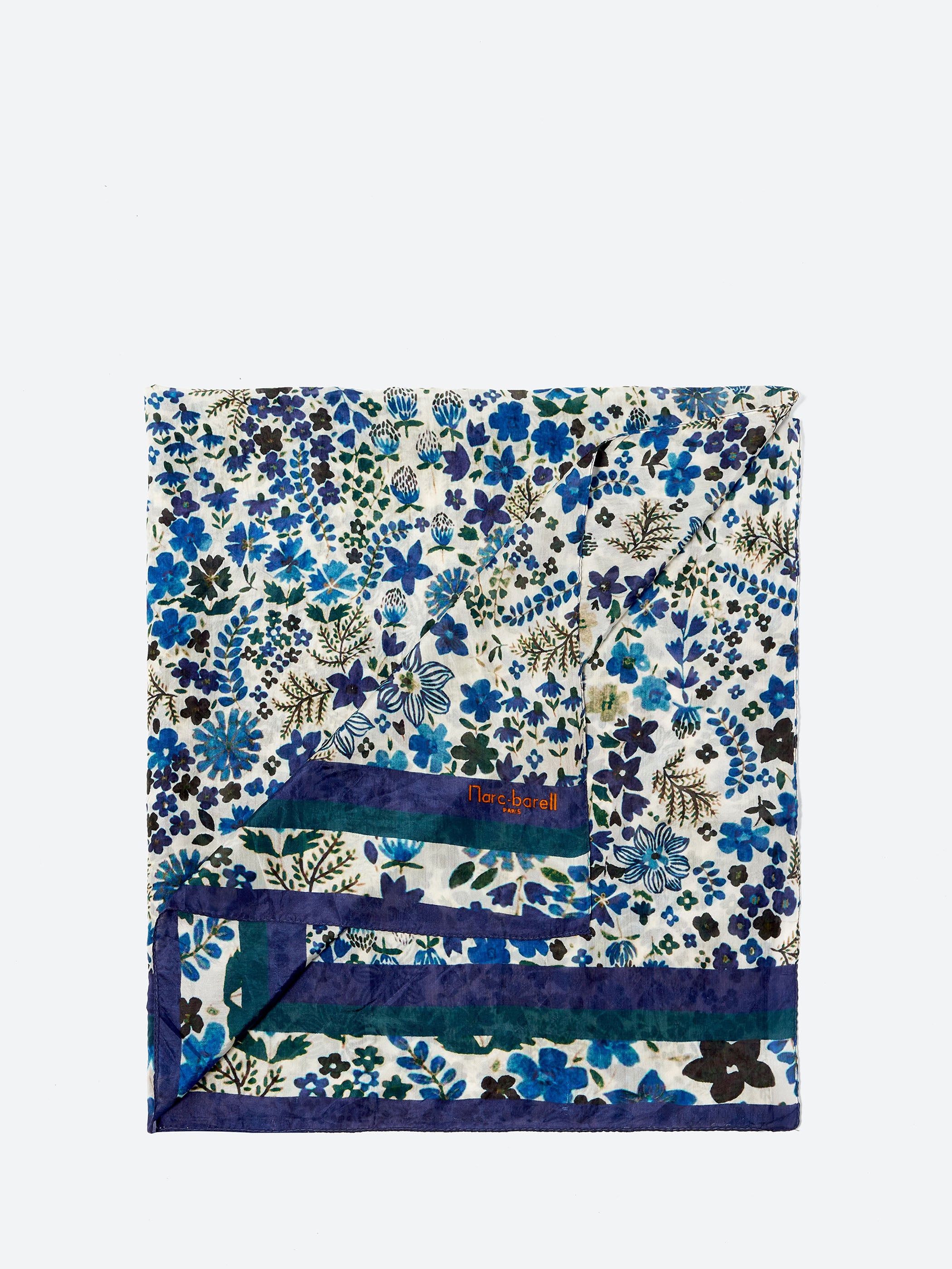 Small Floral Print Scarf