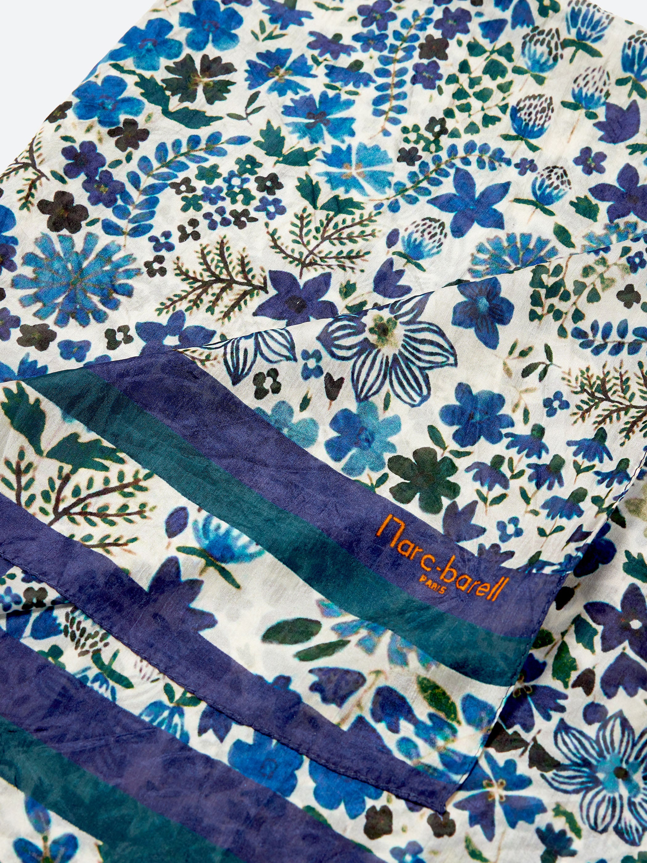 Small Floral Print Scarf