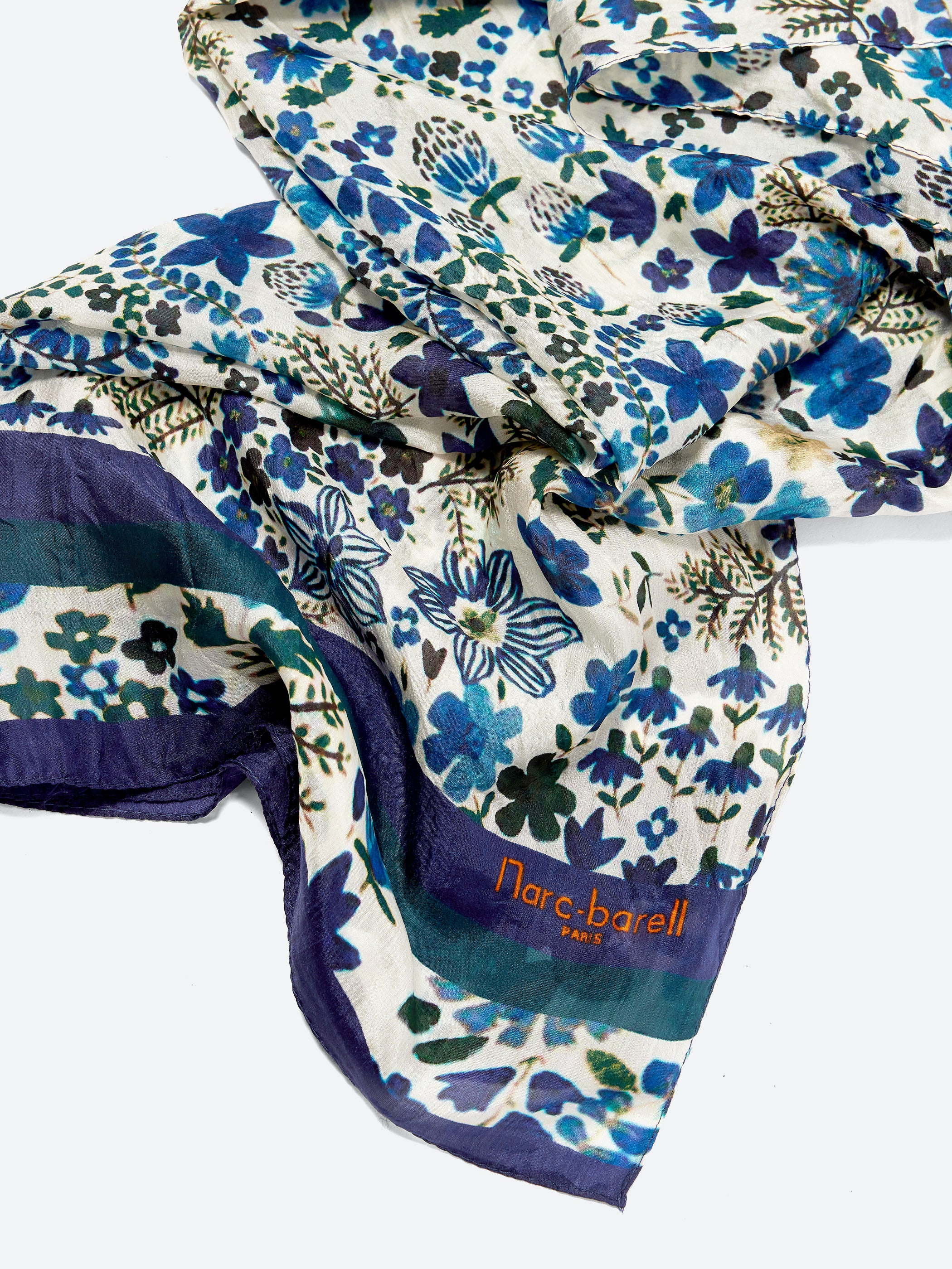 Small Floral Print Scarf