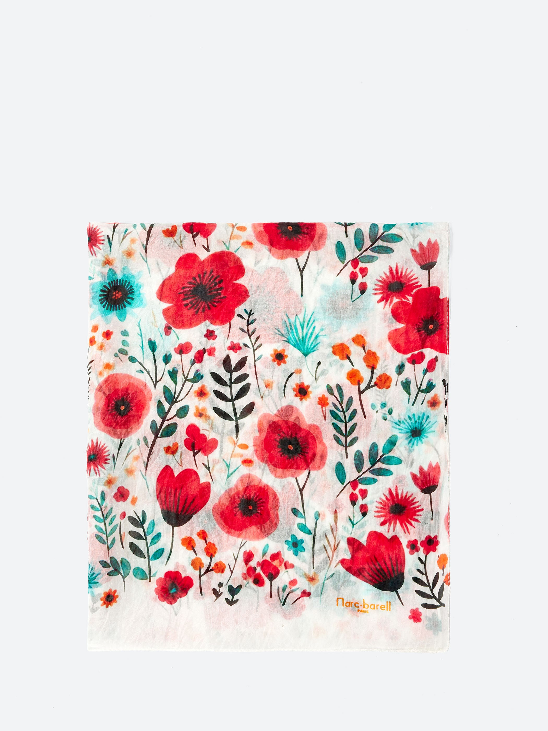 Poppy Print Scarf