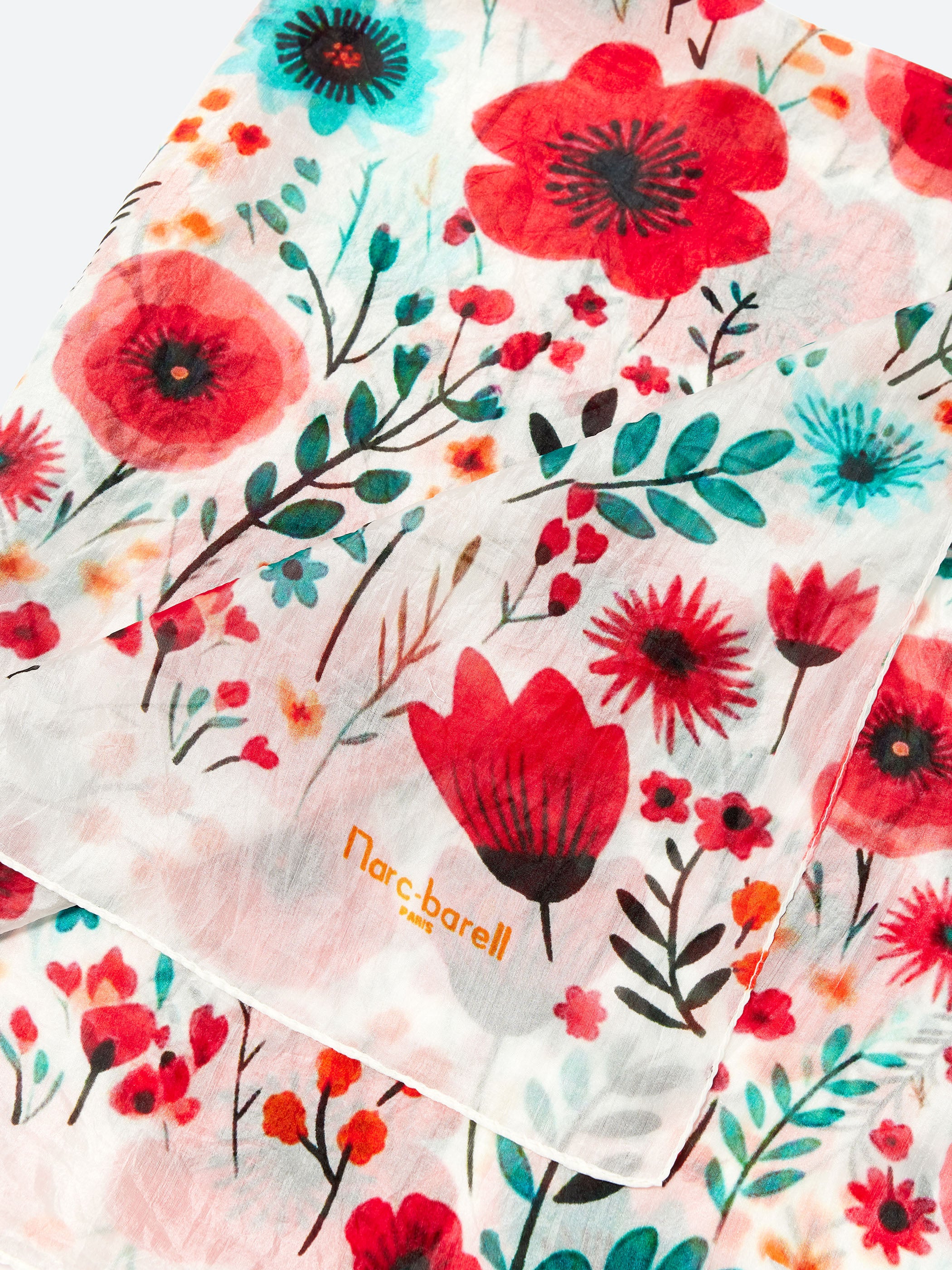 Poppy Print Scarf