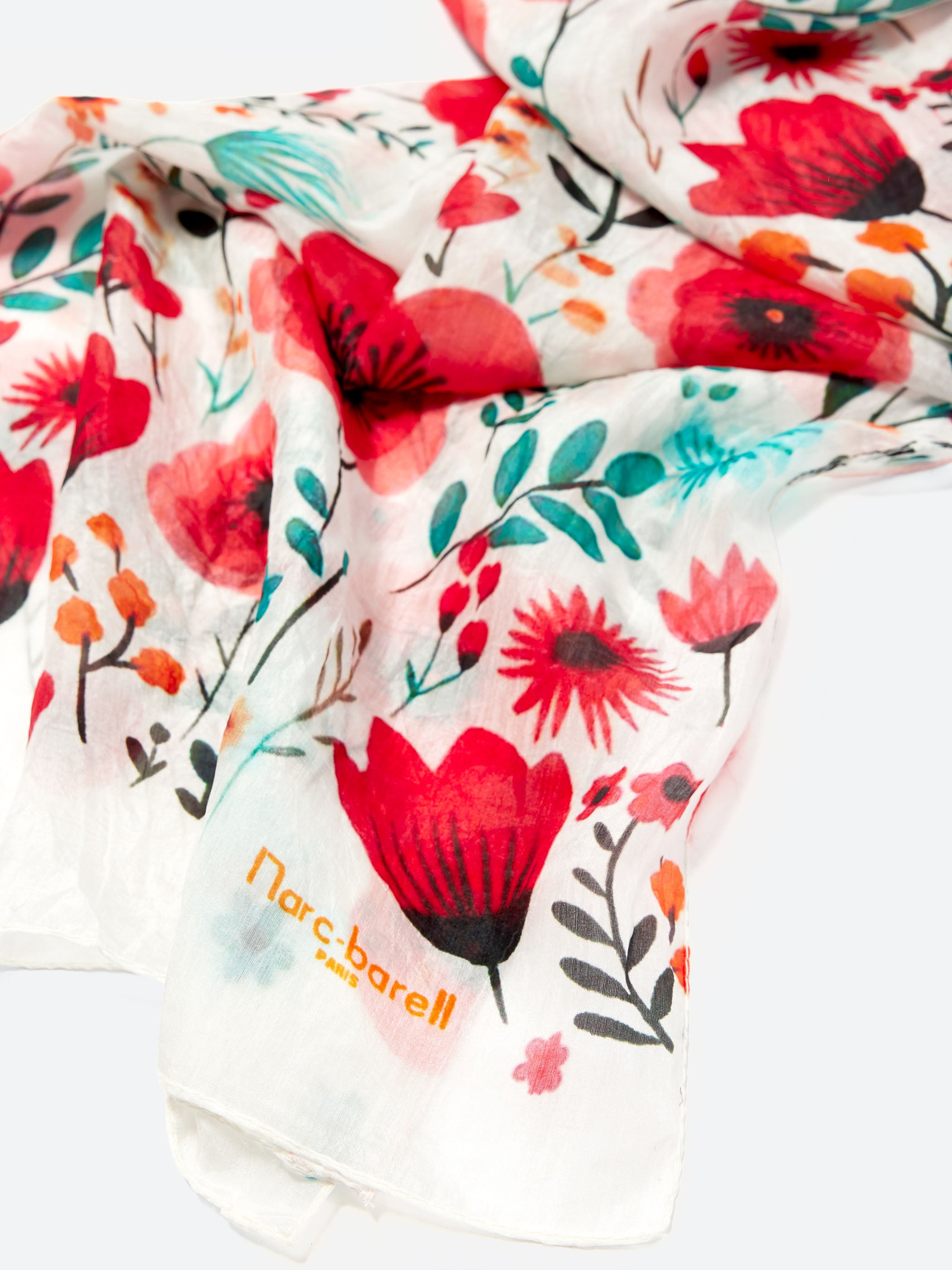 Poppy Print Scarf