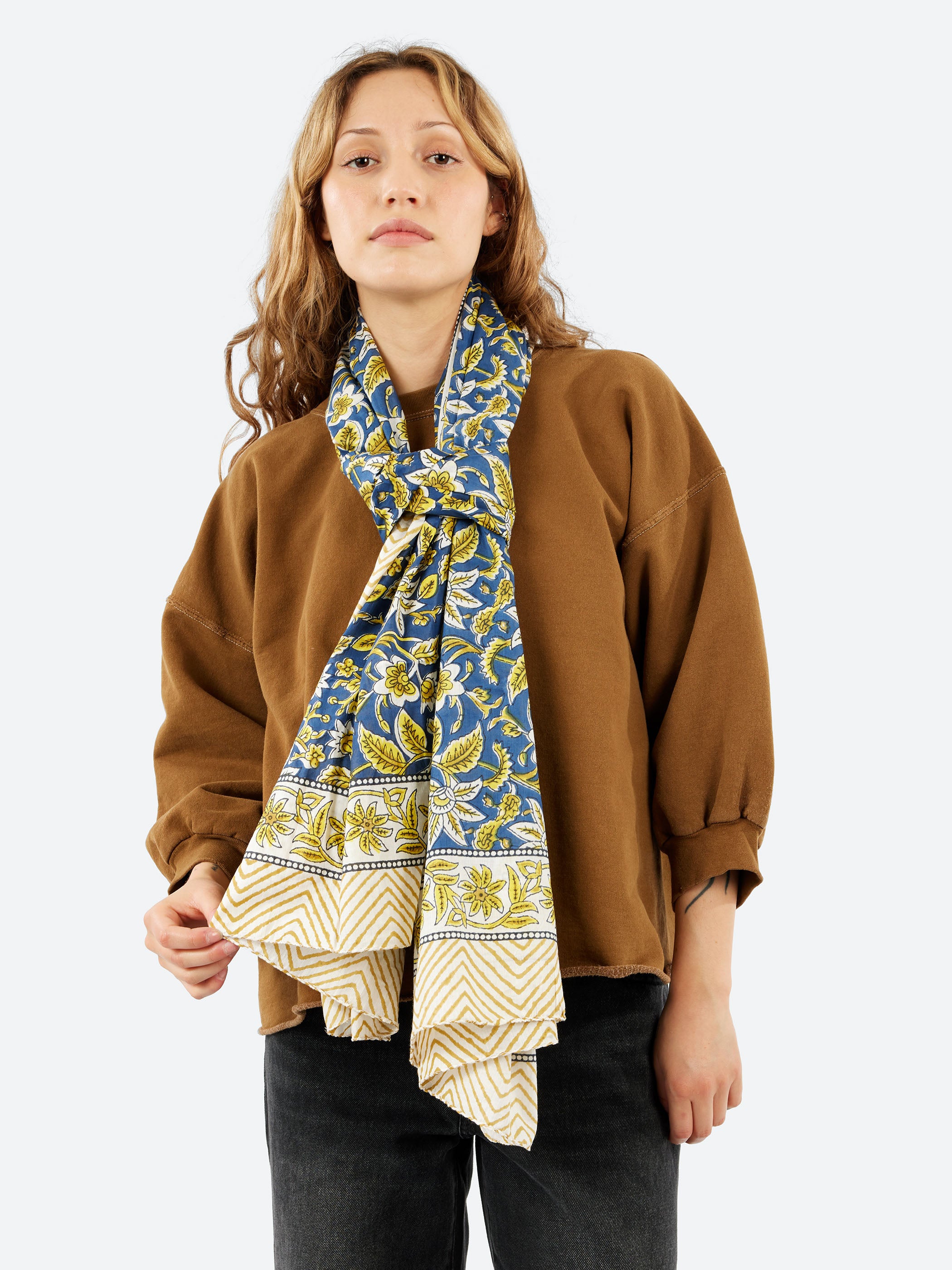Floral Print Scarf