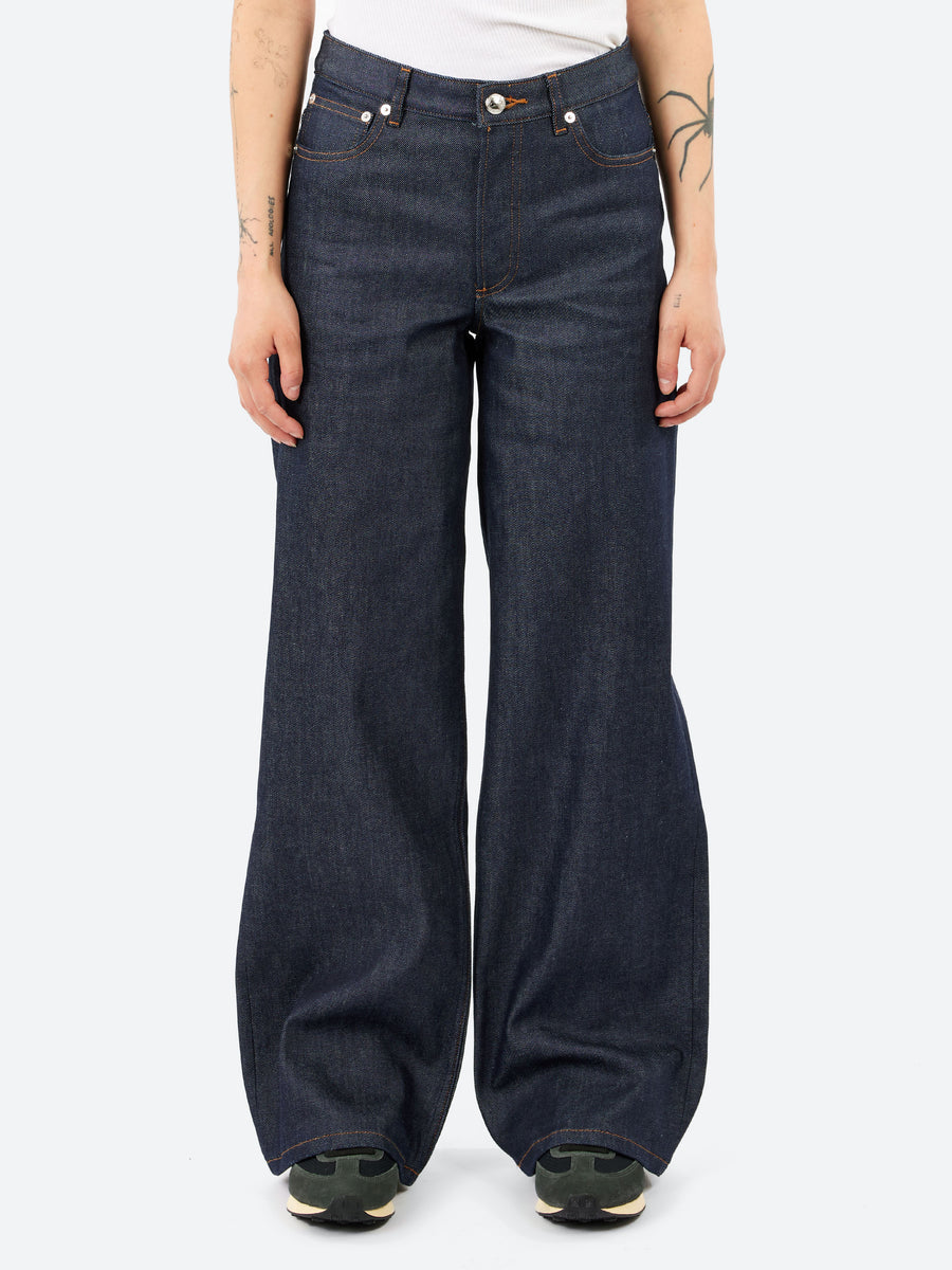 デニム・ジーパン A.P.C. Denim Elisabeth wide-leg jeans (COHICF09181 IAB) COHIC-F09181IAB_00.jpg?v=