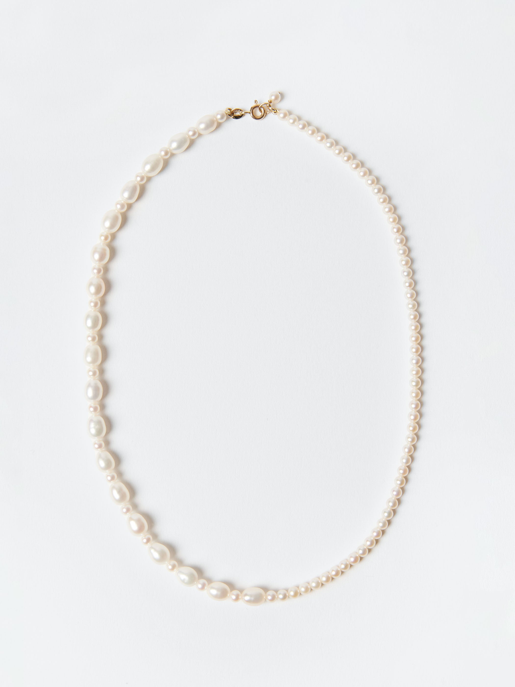 Mixed Pearl Strand Necklace