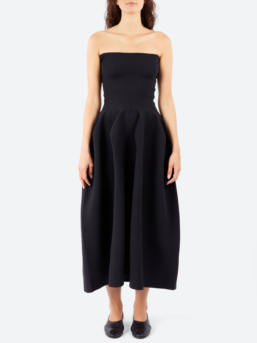 スカート CFCL STRAPLESS DRESS CFCL - Pottery HS Strapless Dress in Black – gravitypope
