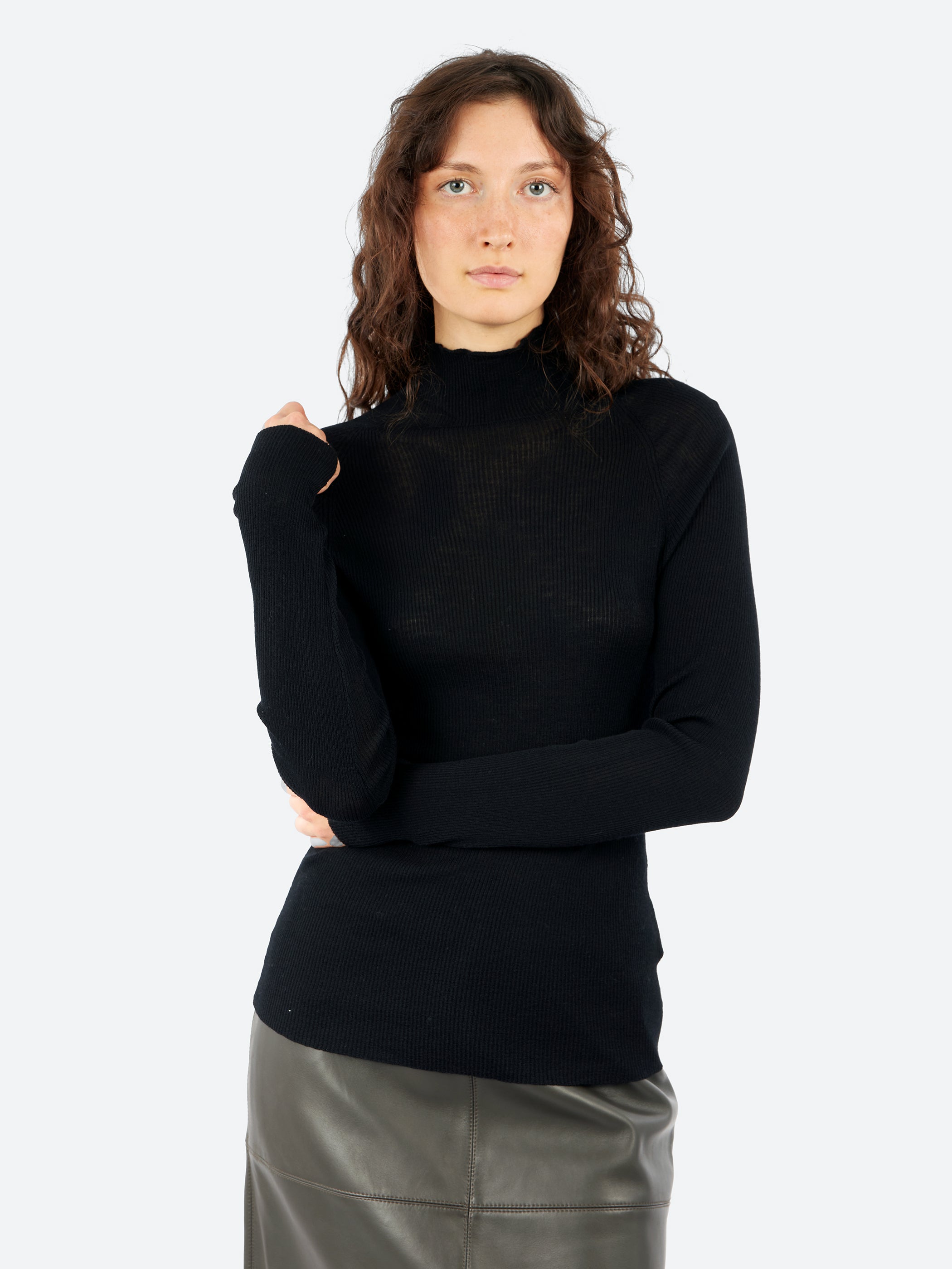 Ribbed Merino Wool Jumper