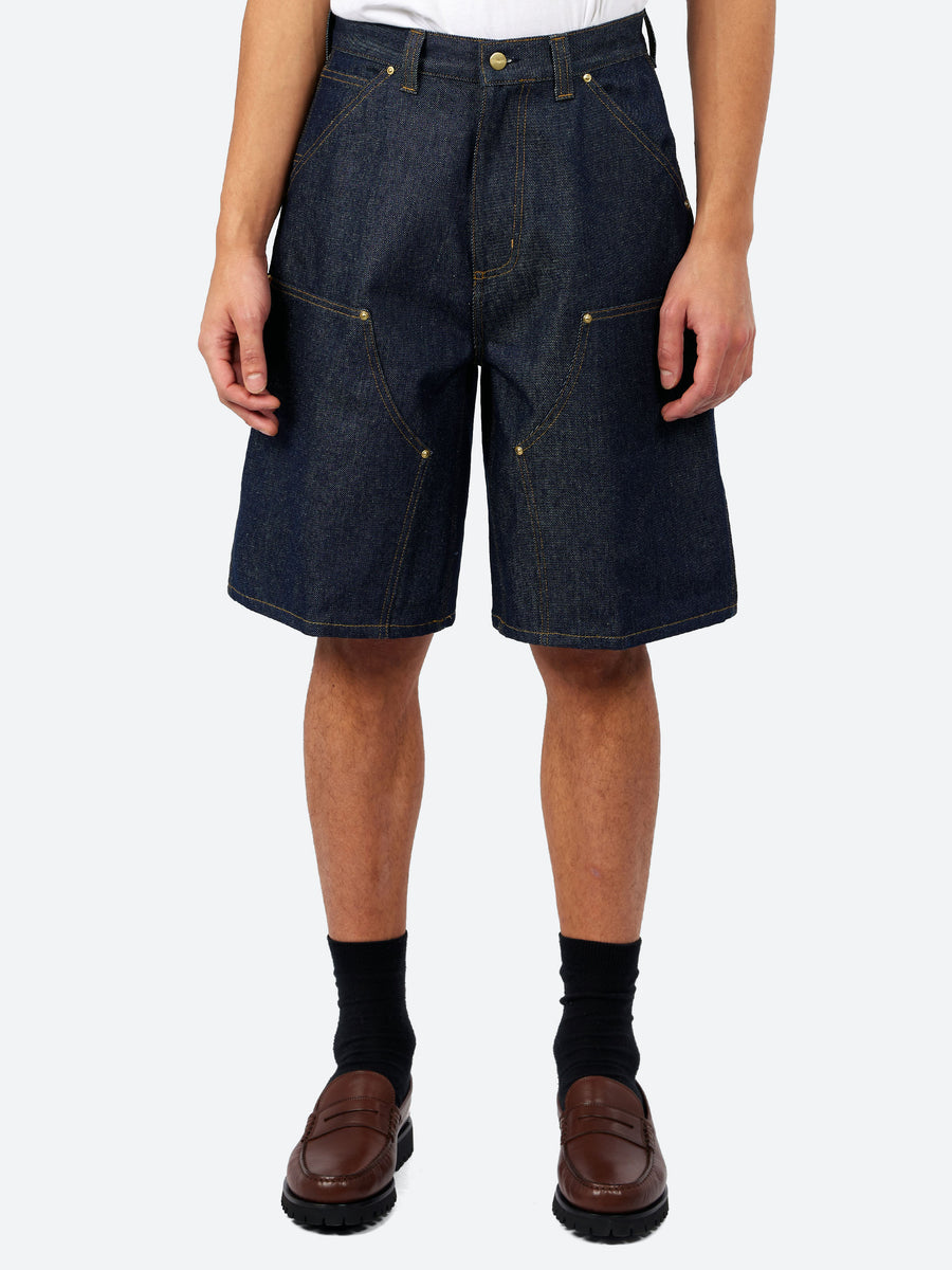 Carhartt WIP - OG Aden Double Knee Short in Blue Rigid – gravitypope