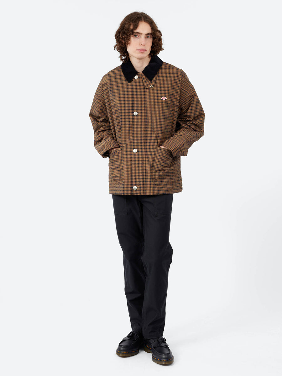Danton - Men's Nylon Work Short Jacket in Brown – gravitypope