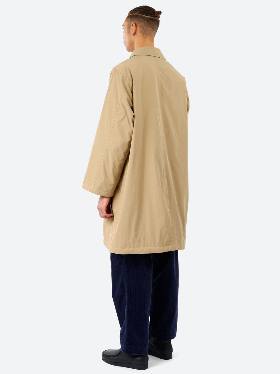Danton - Wool Like Insulation Balmacaan Coat in Beige – gravitypope