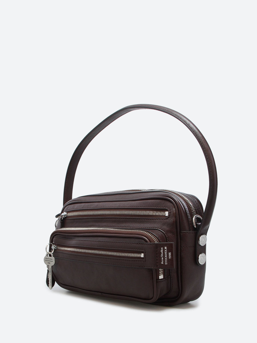 ミュージシャン NOsWEA megane_pocketbag Acne Studios - Camero Party Shoulder Bag in Chocolate – gravitypope